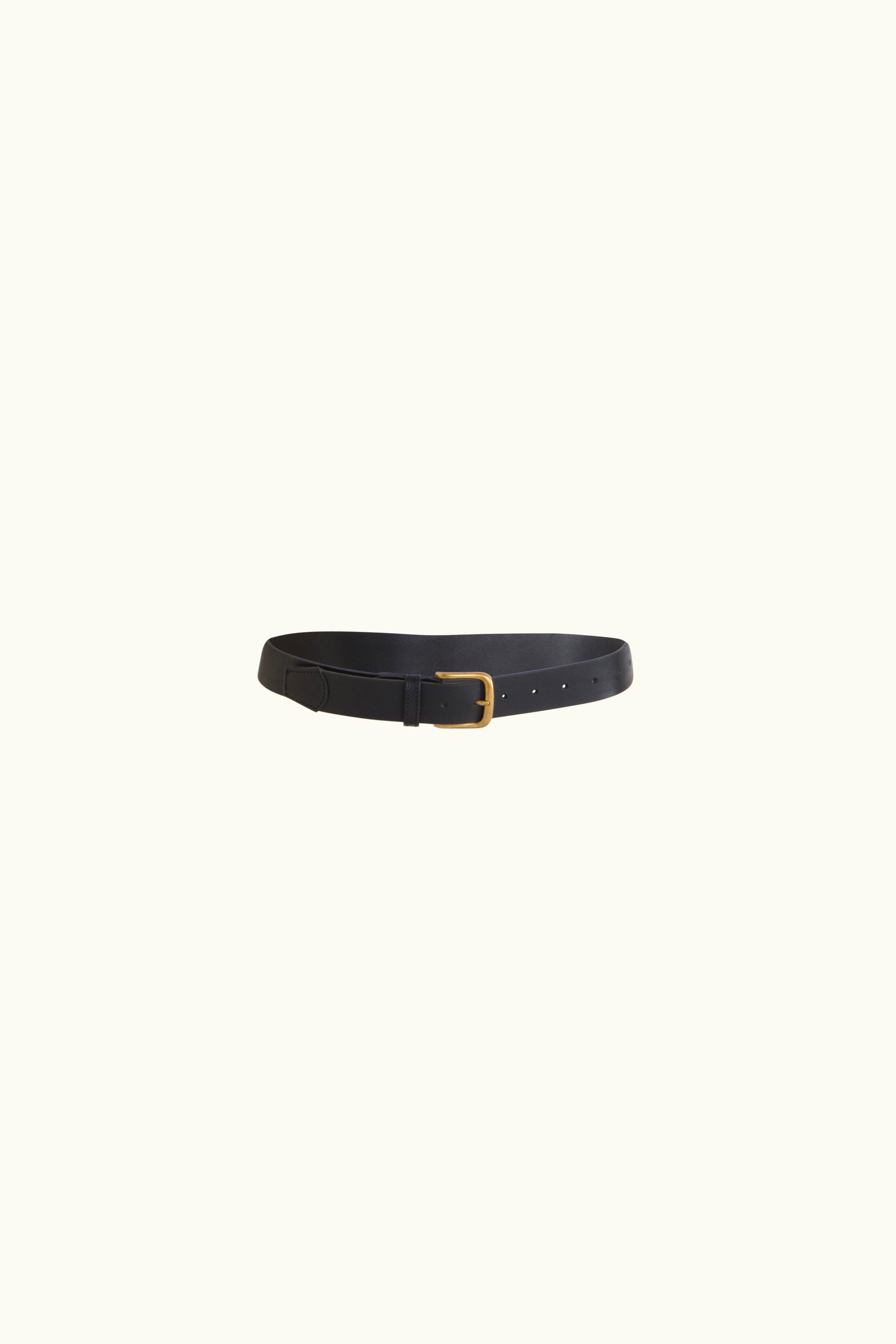 Percy Leather Belt Black