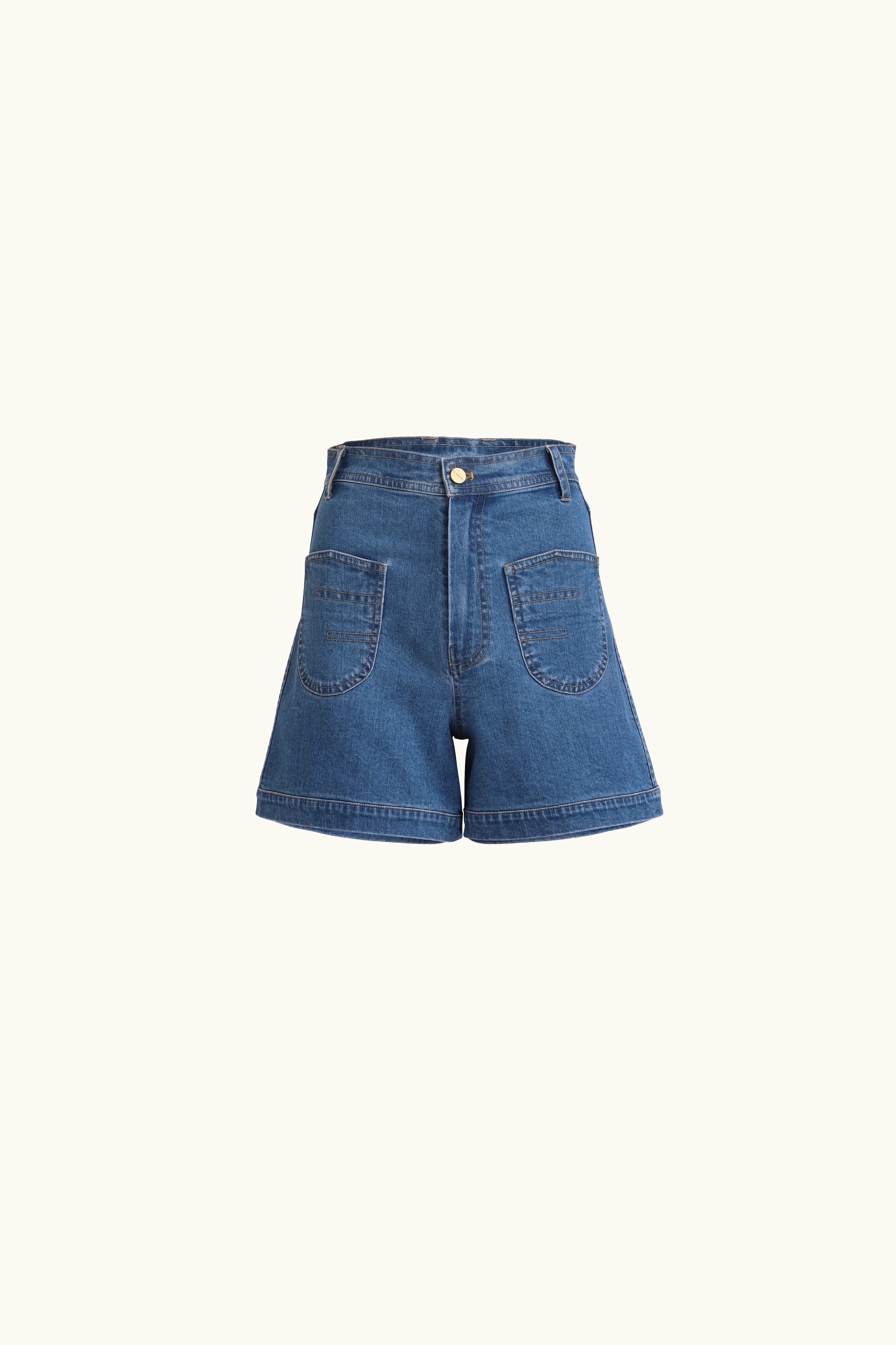 Raven Stretch Denim Short