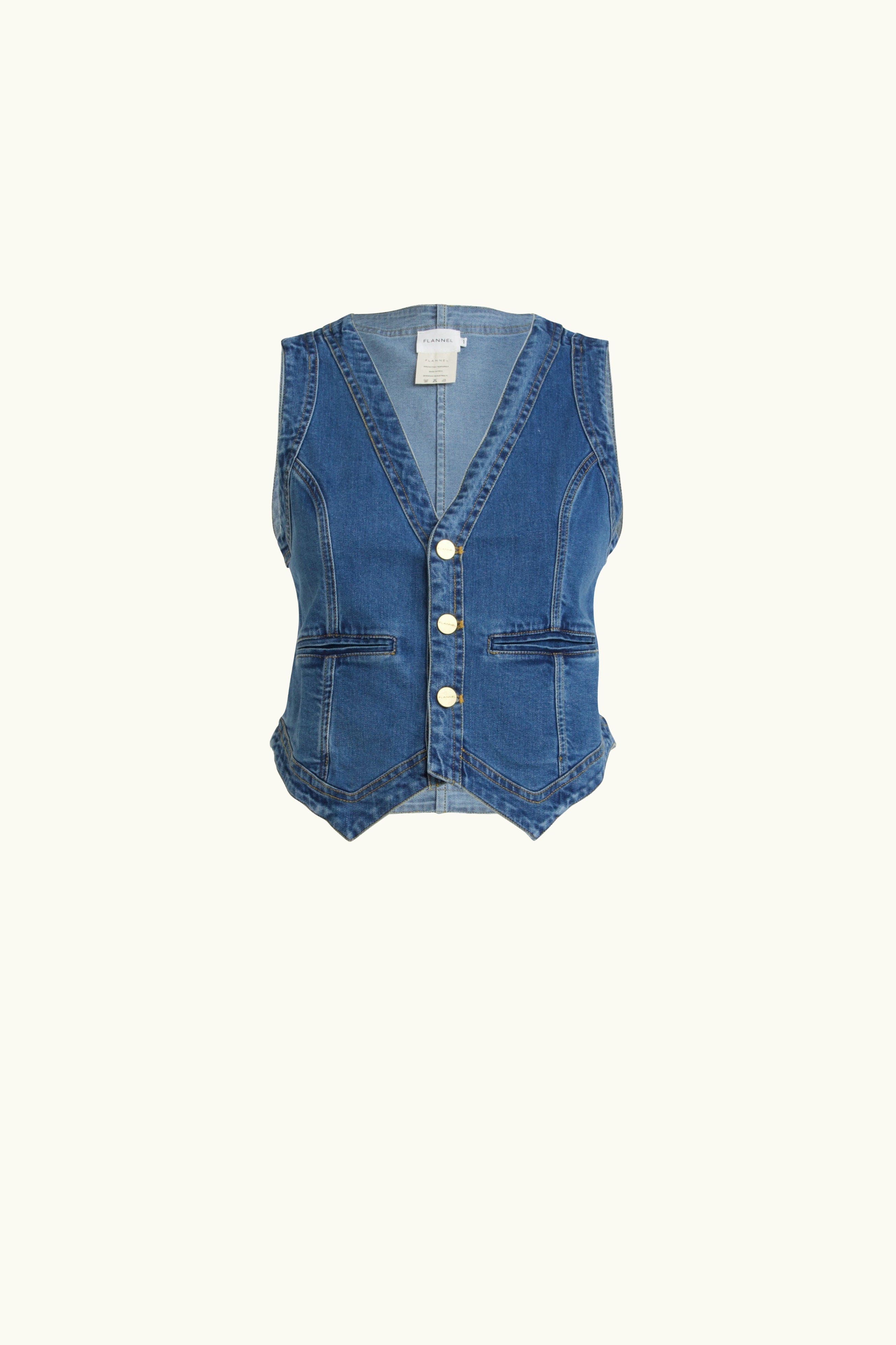 Raven Denim Vest