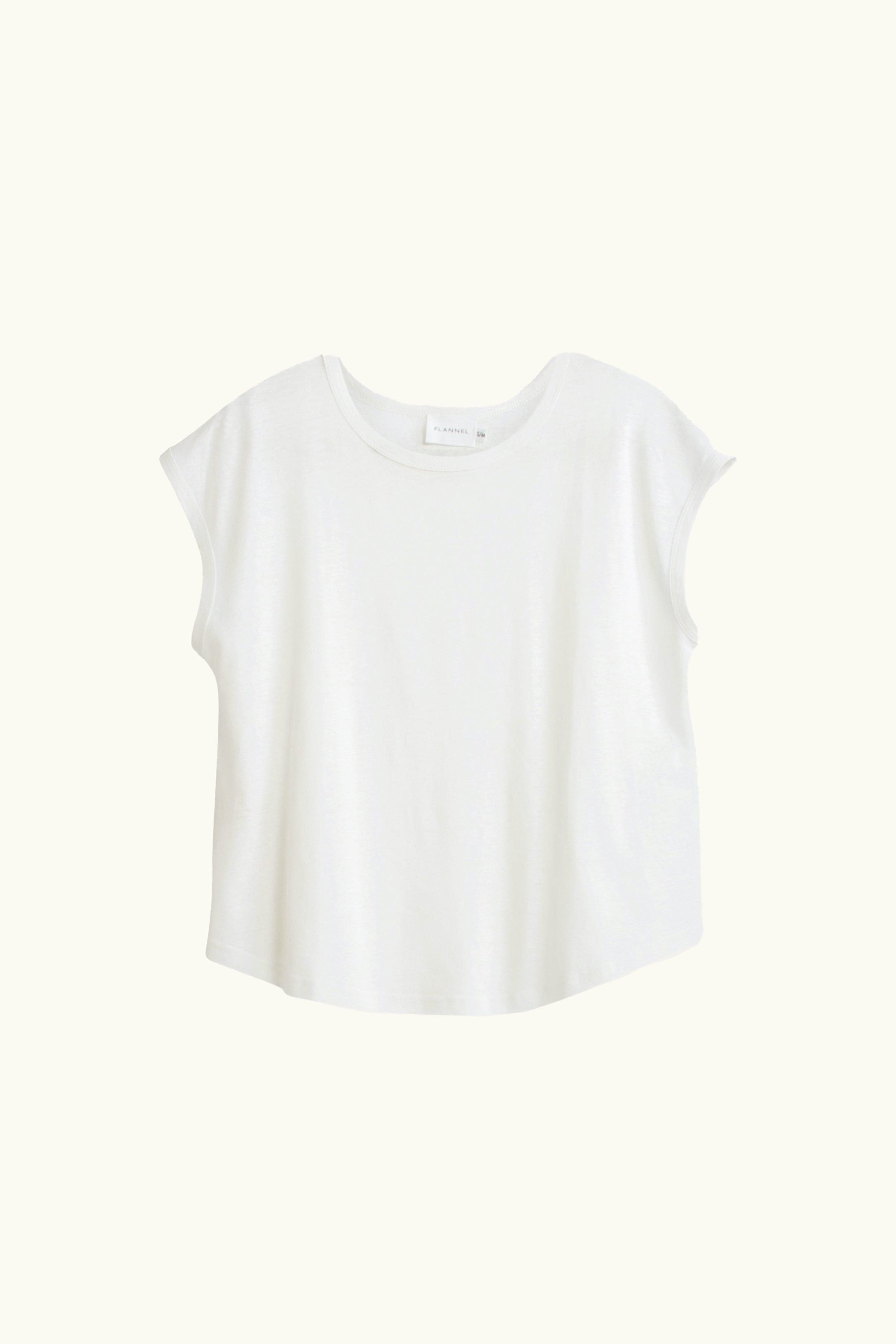 Sawyer Basic Cotton-Linen T-Shirt