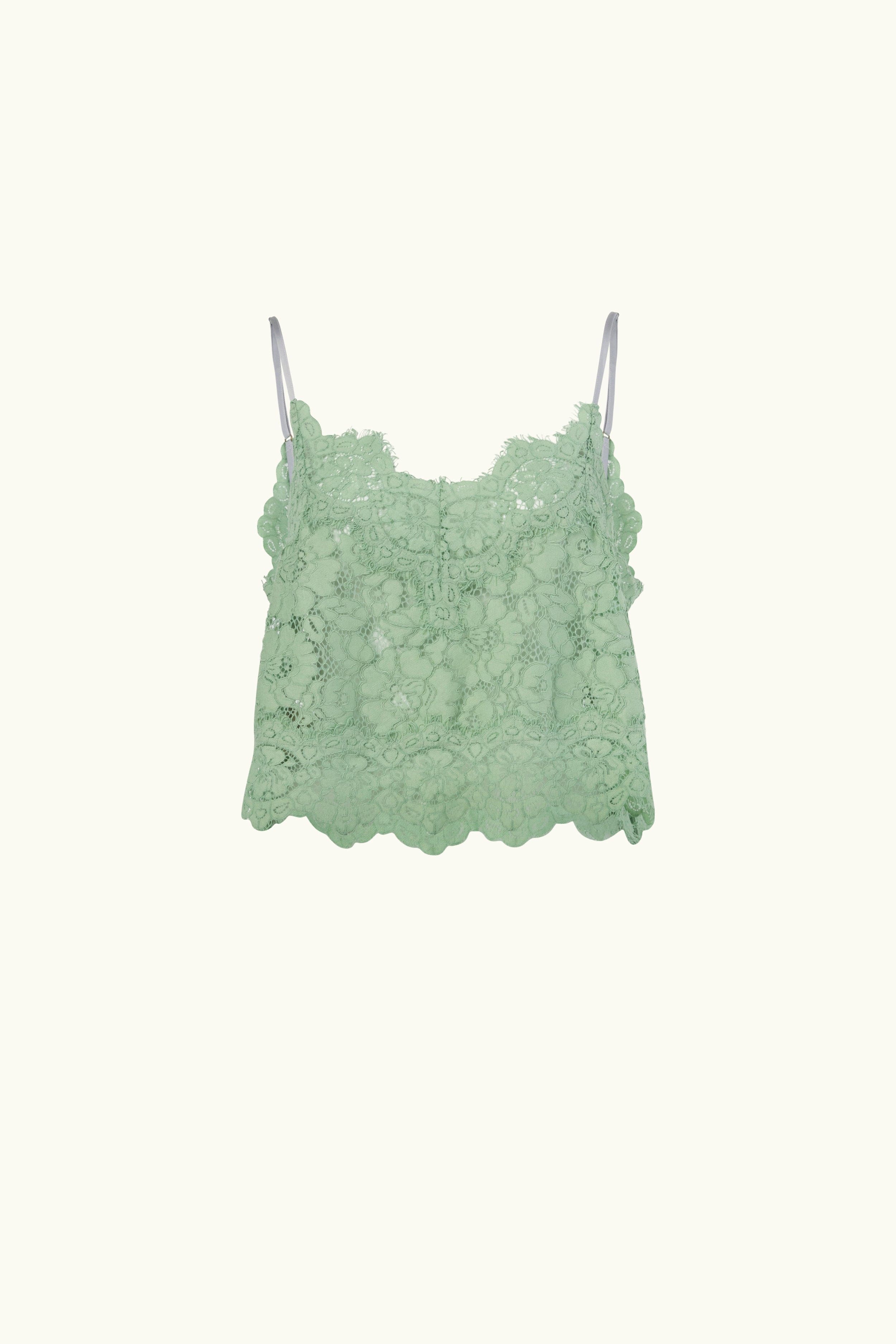 Tilly V Neck Lace Cami