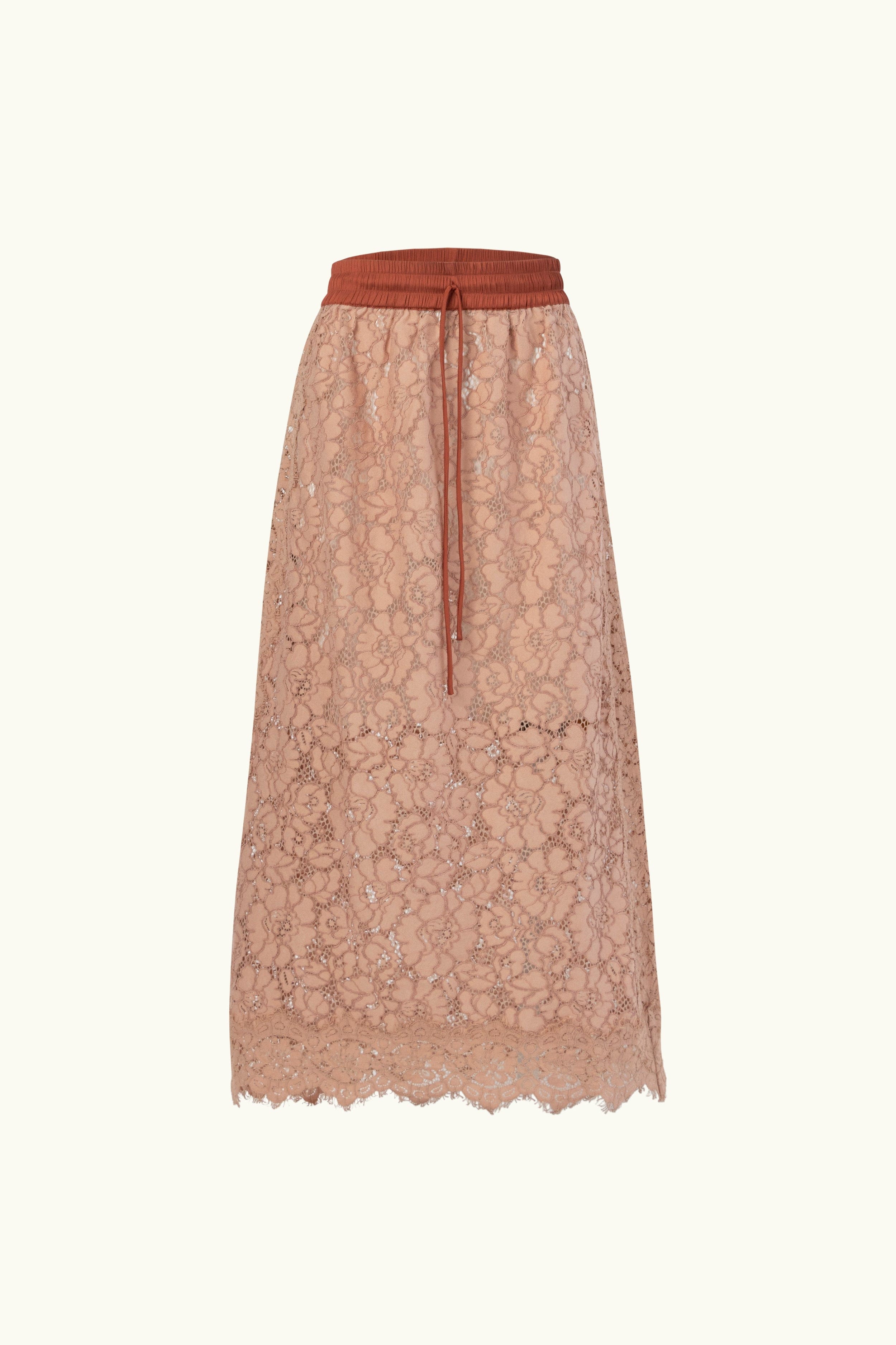 Tilly Drawstring Lace Skirt