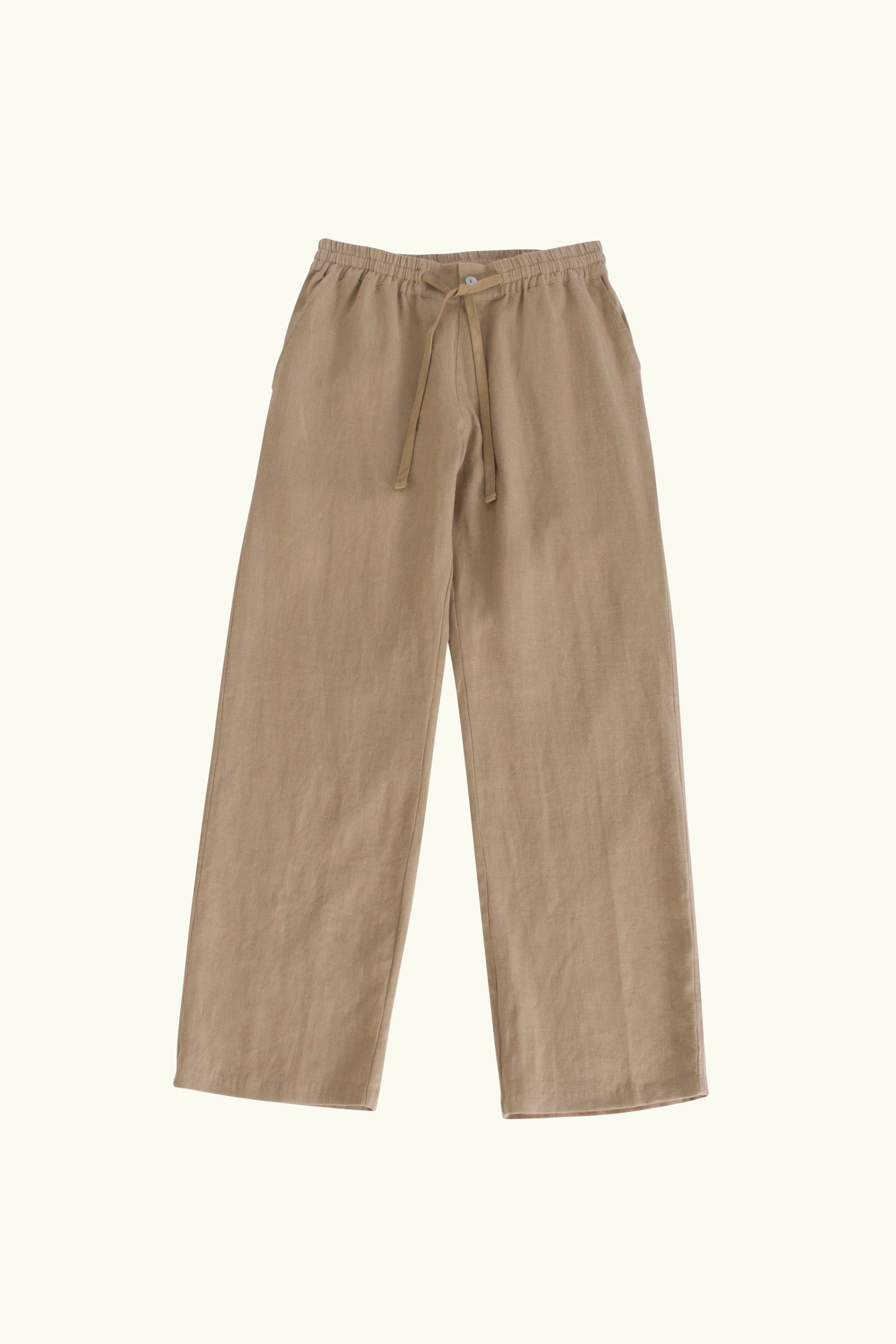 Toby Linen Drawstring Pant