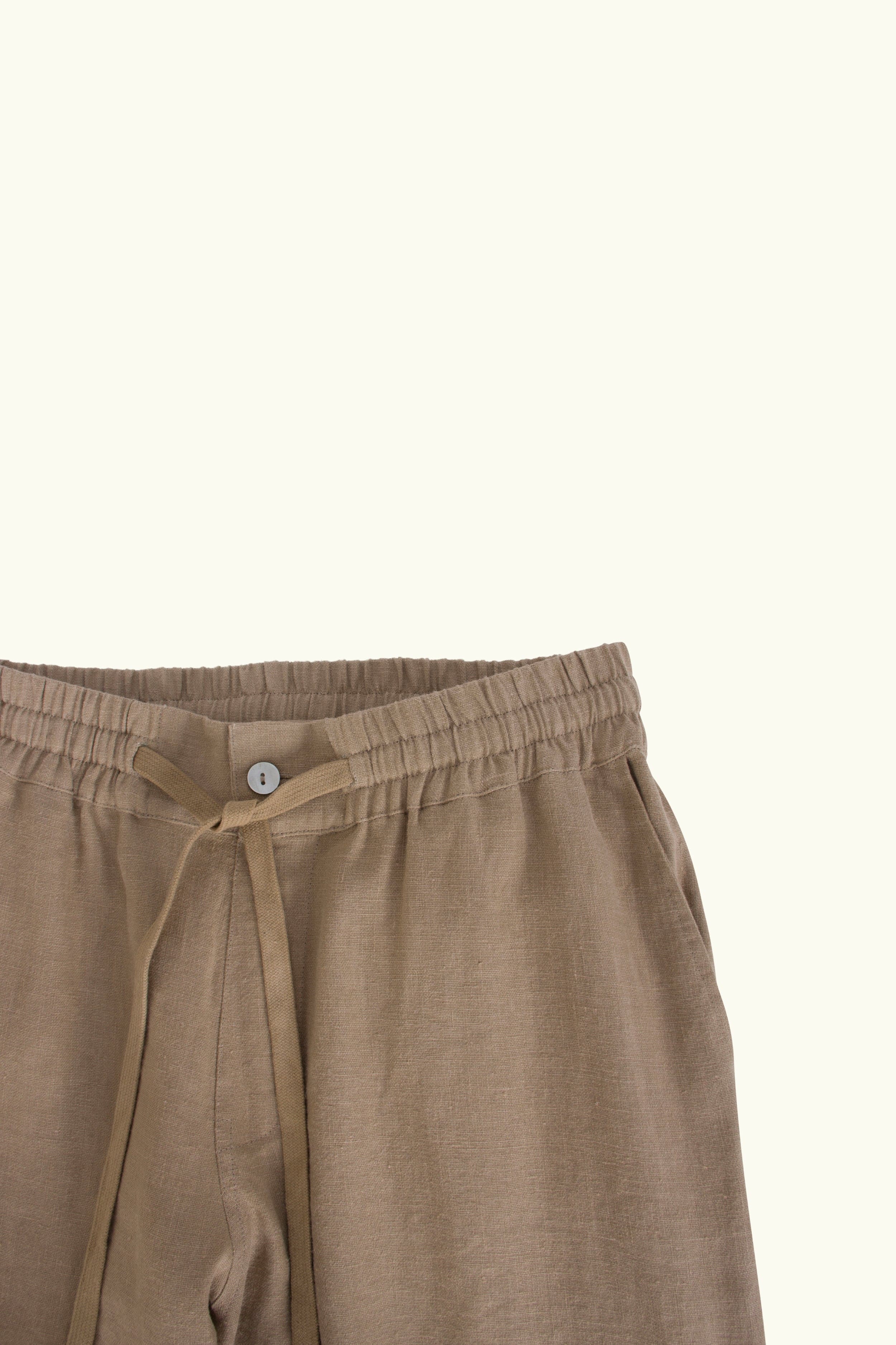 Toby Linen Drawstring Pant