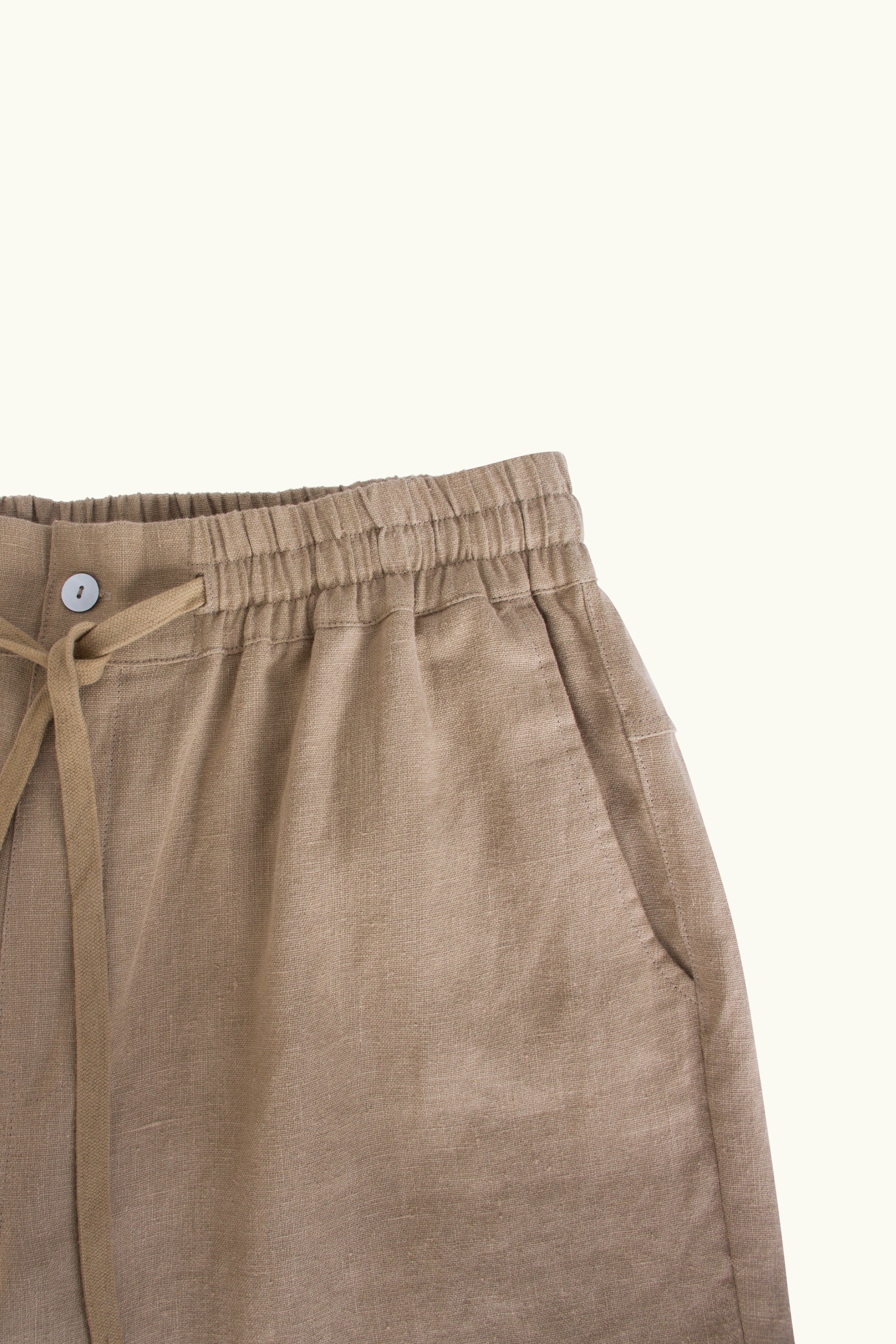 Toby Linen Drawstring Short