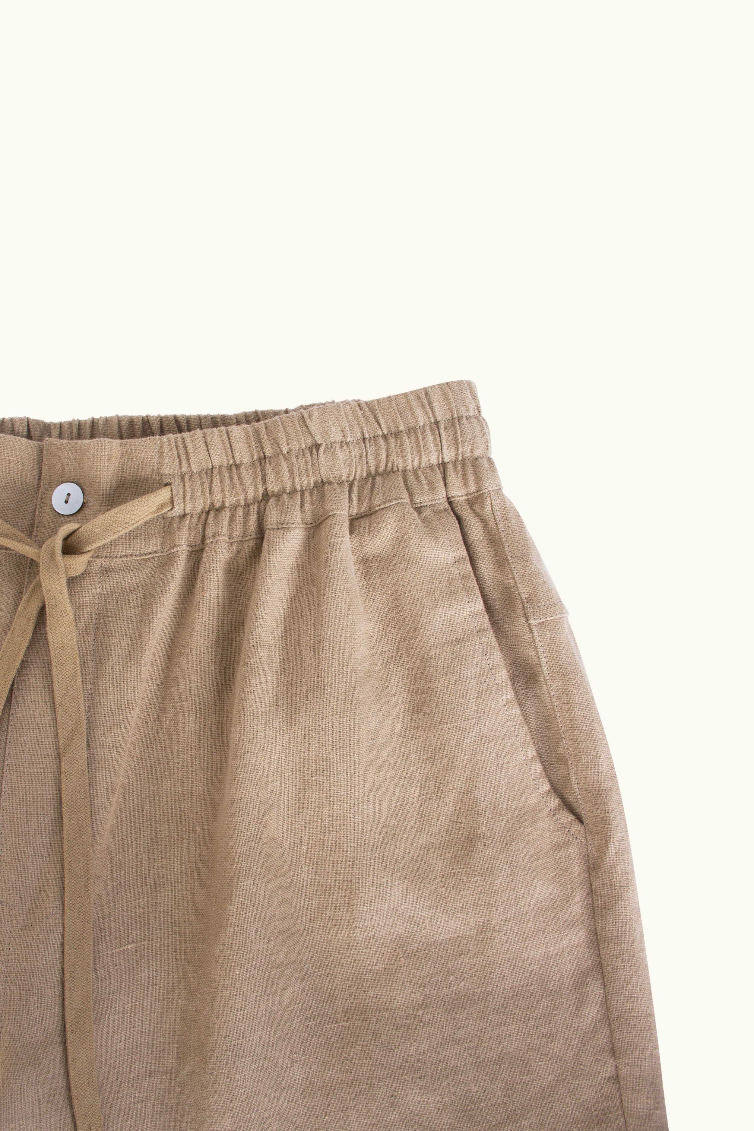 Toby Linen Drawstring Short