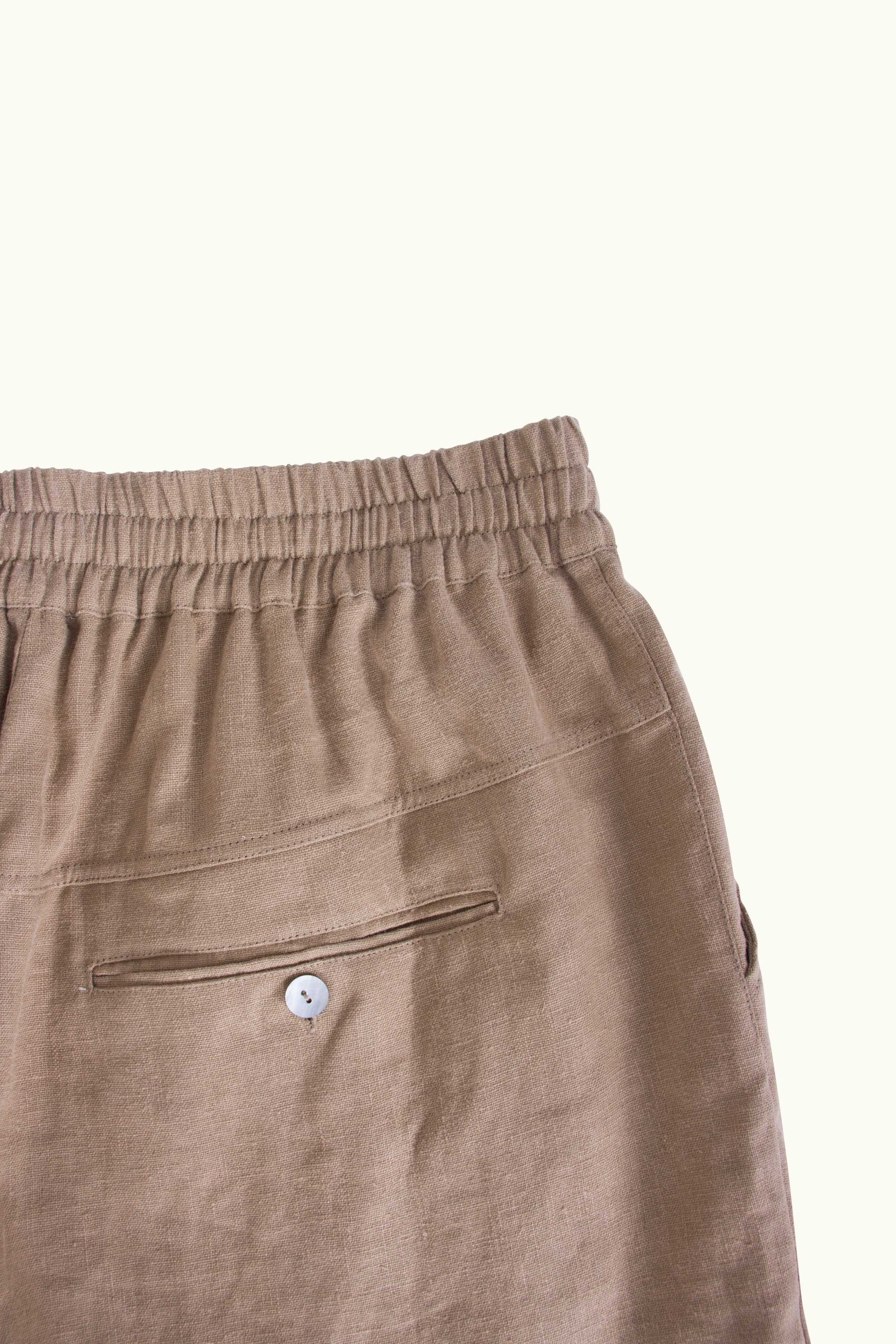 Toby Linen Drawstring Short