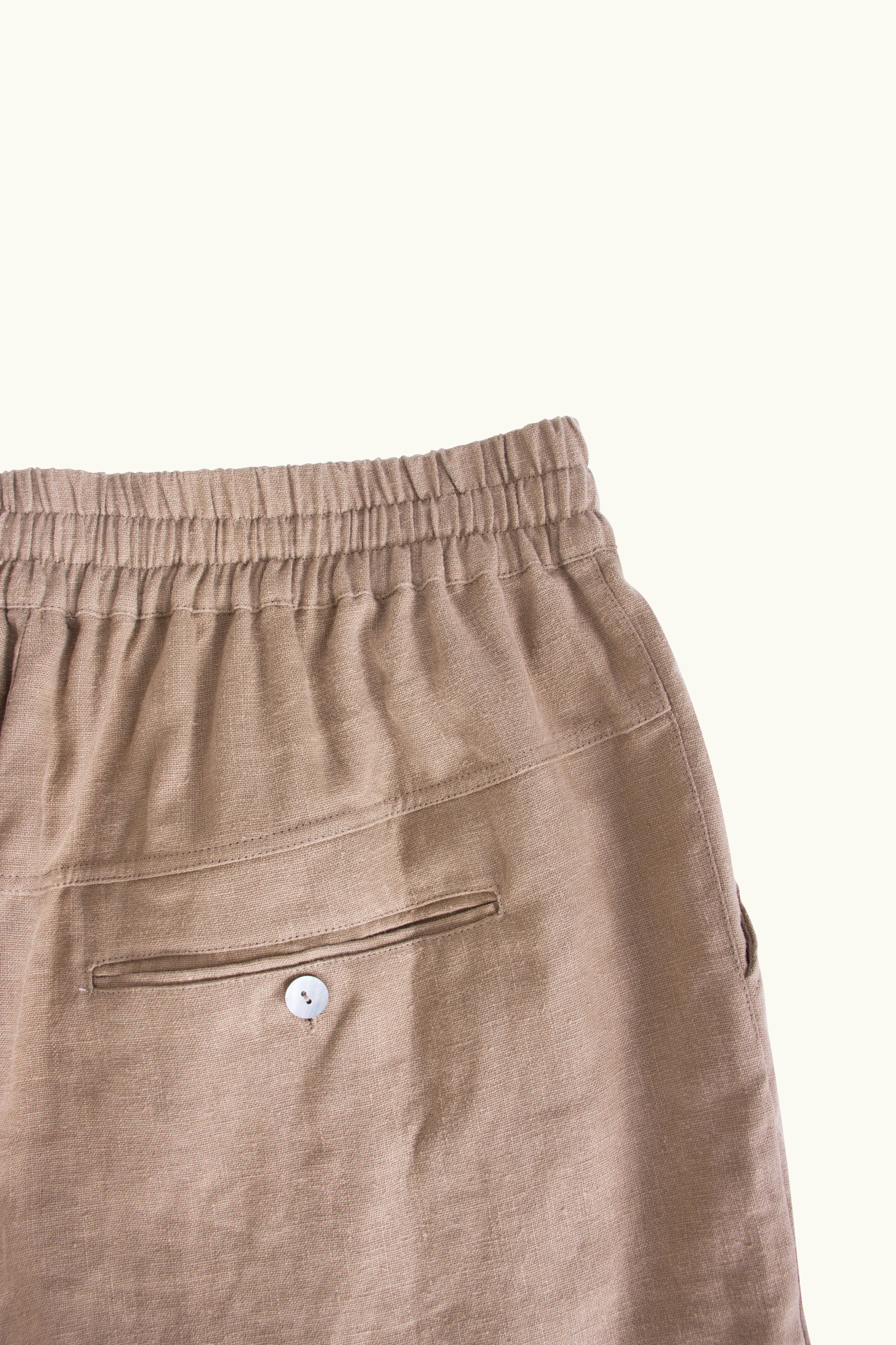 Toby Linen Drawstring Short