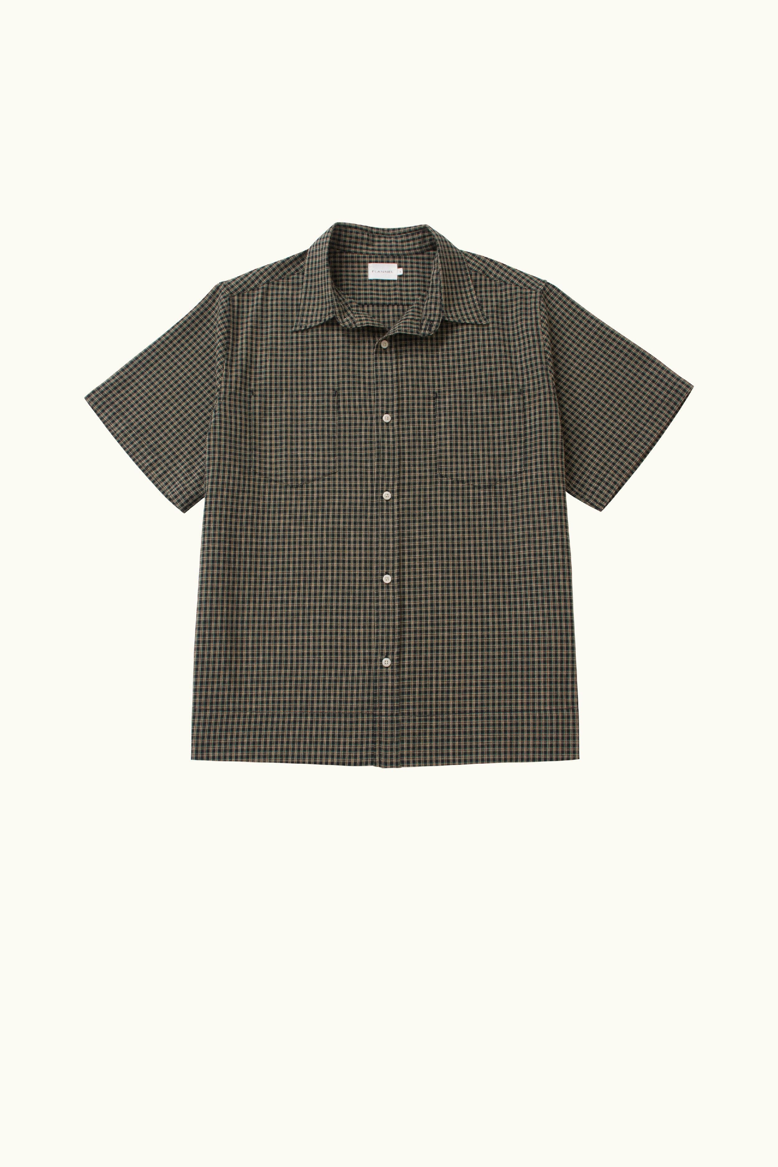 Travis Check Cotton Short Sleeve Shirt