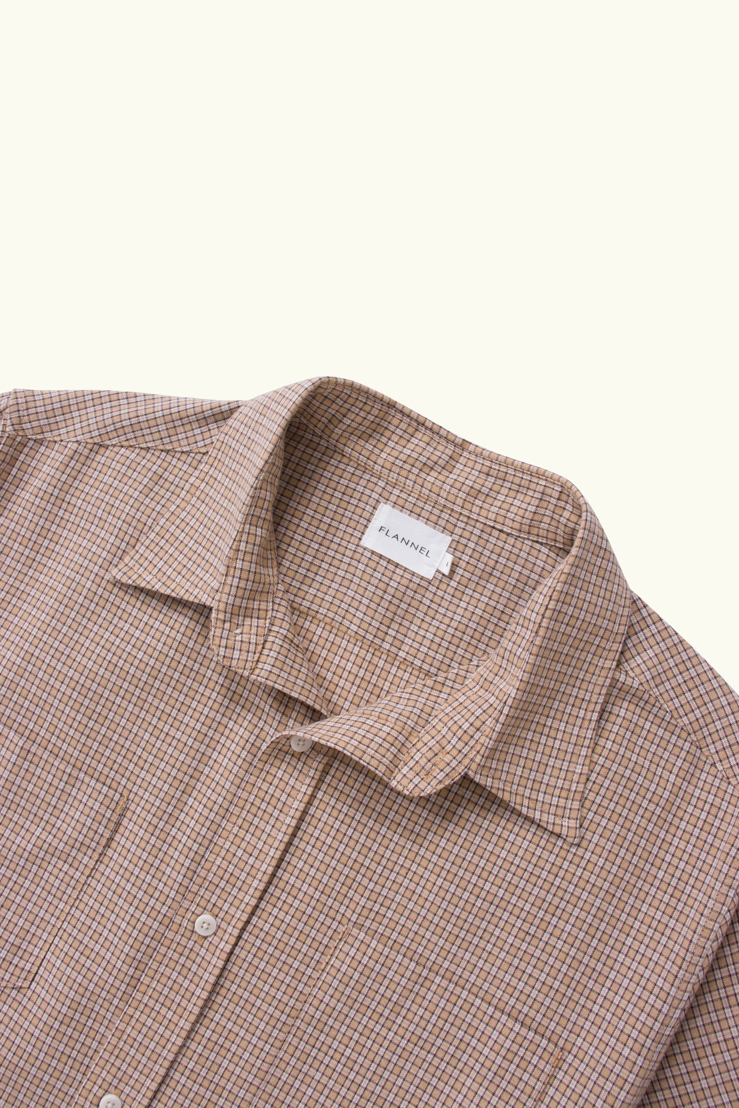 Travis Check Cotton Short Sleeve Shirt