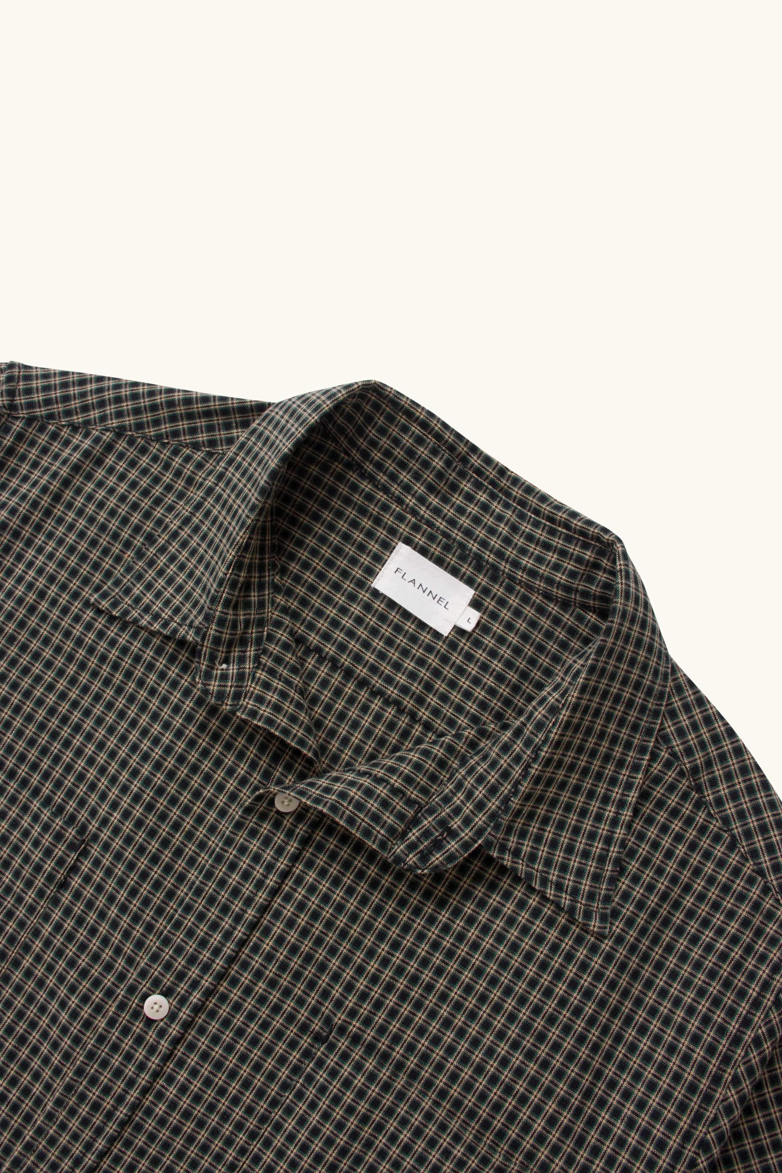Travis Check Cotton Short Sleeve Shirt