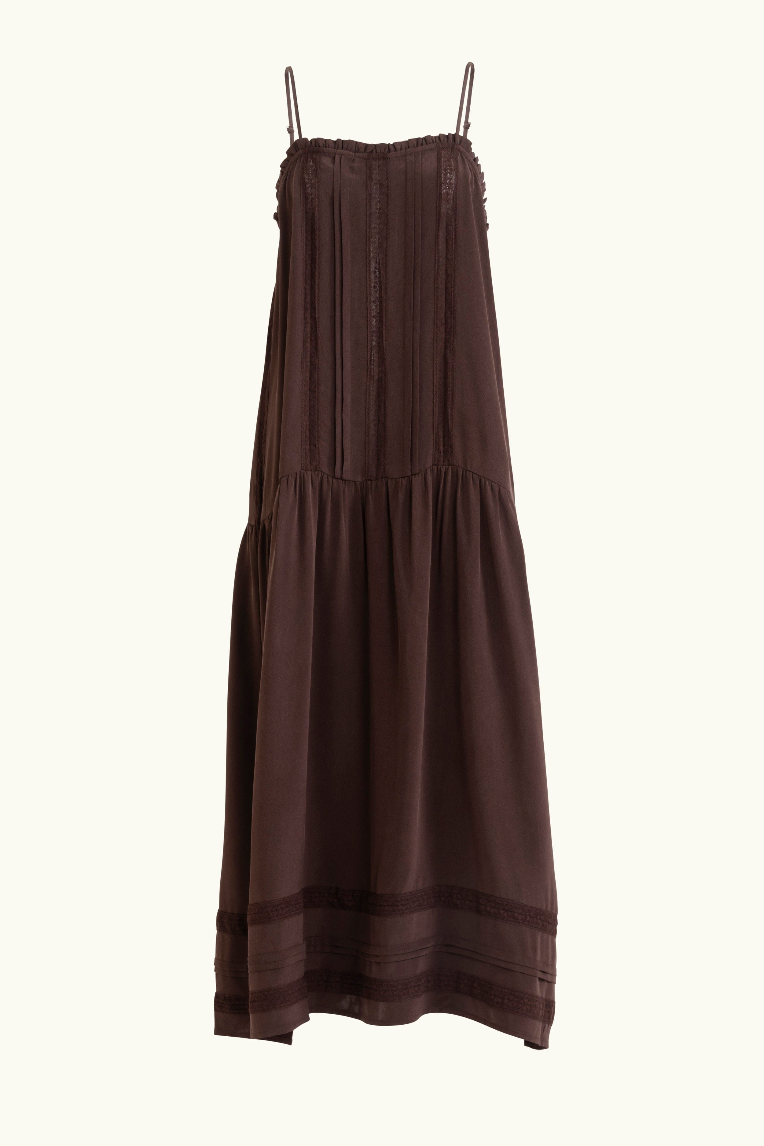 Albrey Silk Crepe Dress