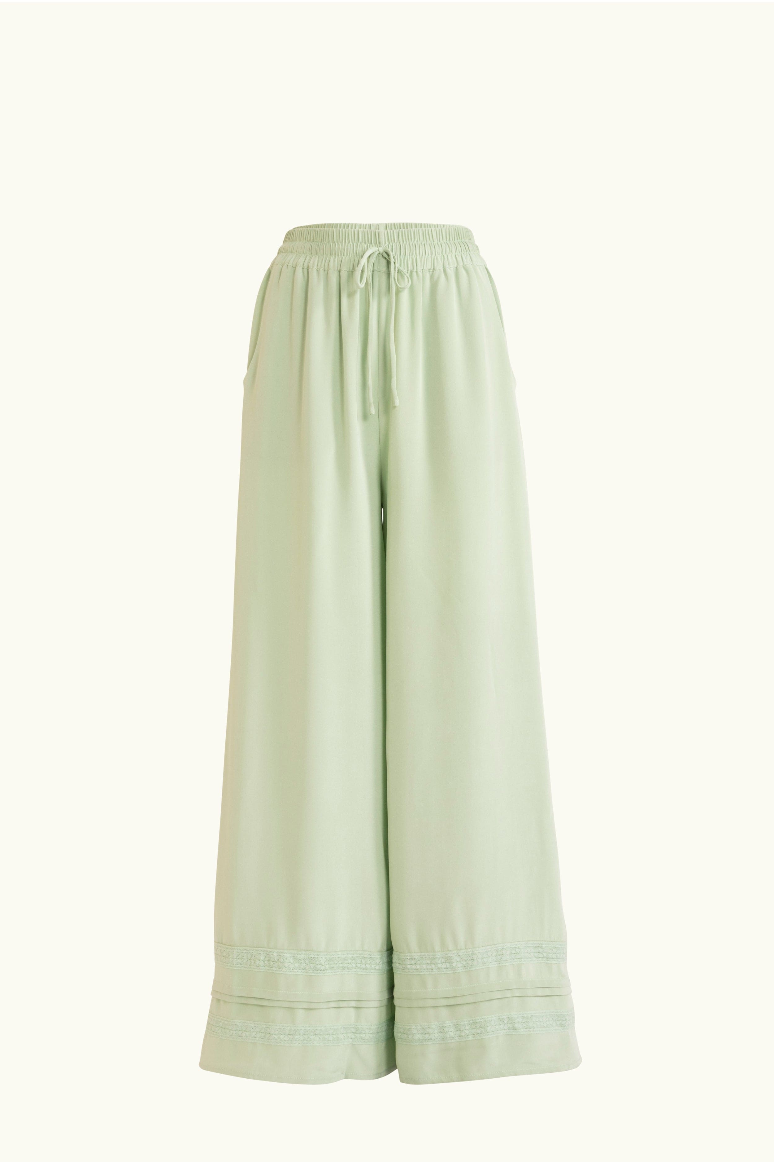 Albrey Silk Crepe Pant