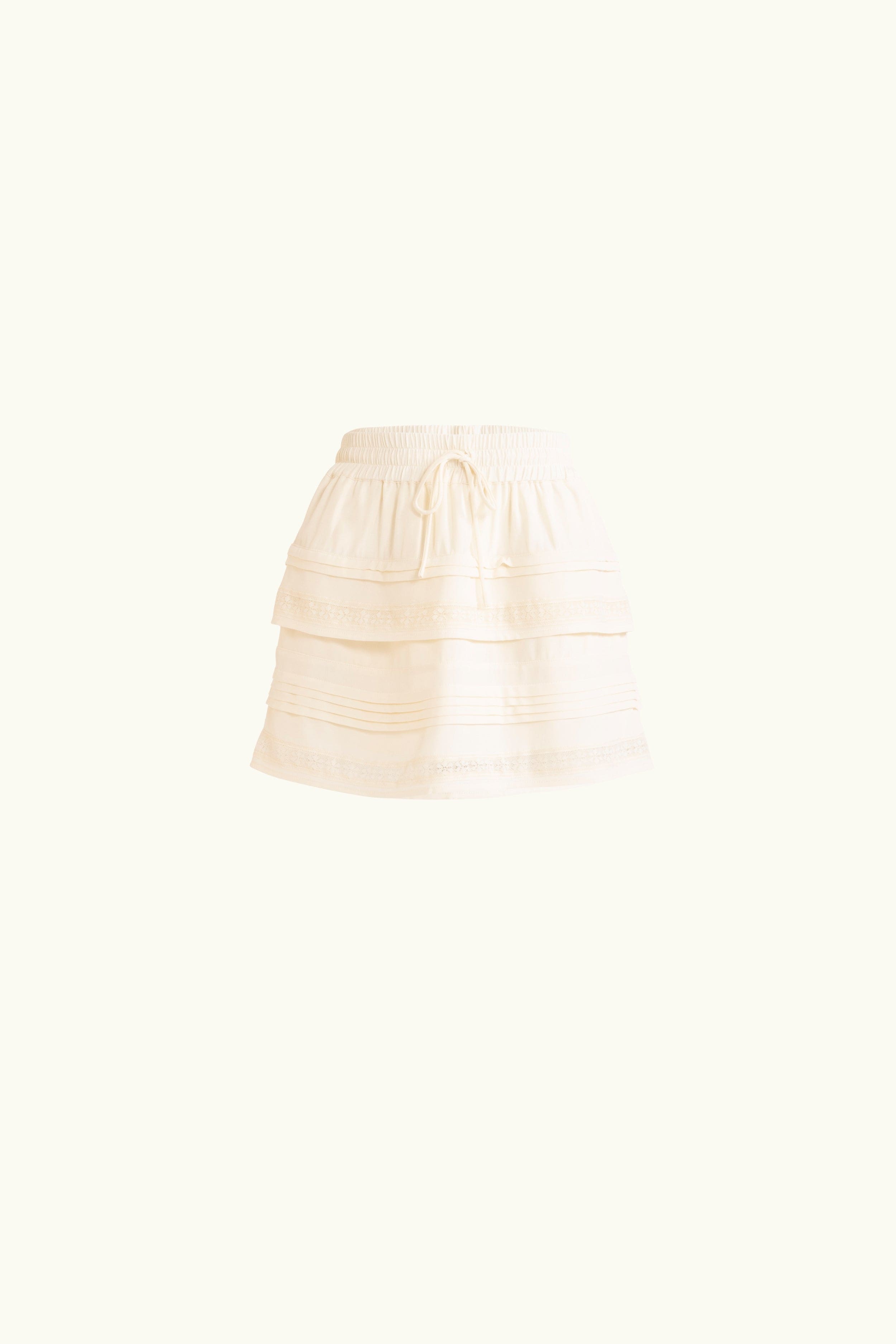 Albrey Silk Crepe Short