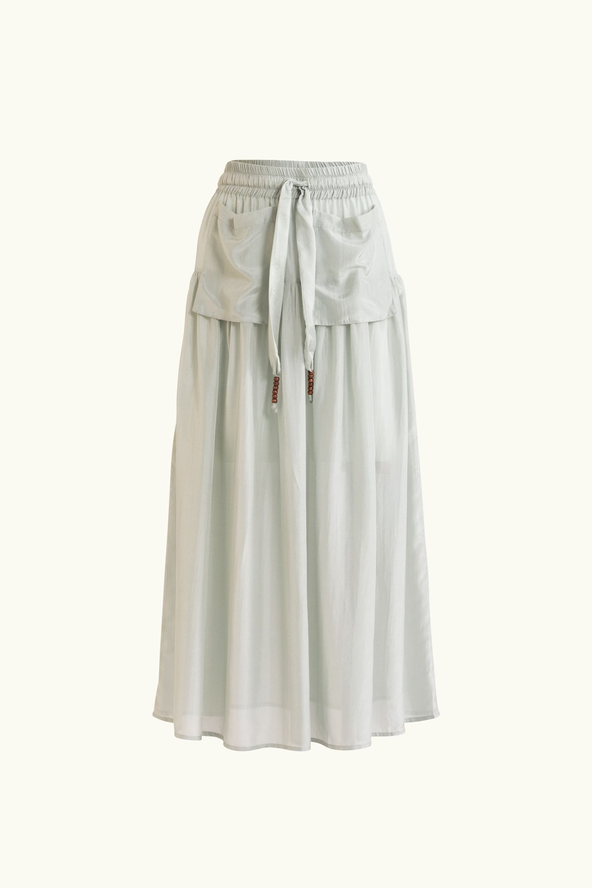 Amal Silk Habotai Skirt