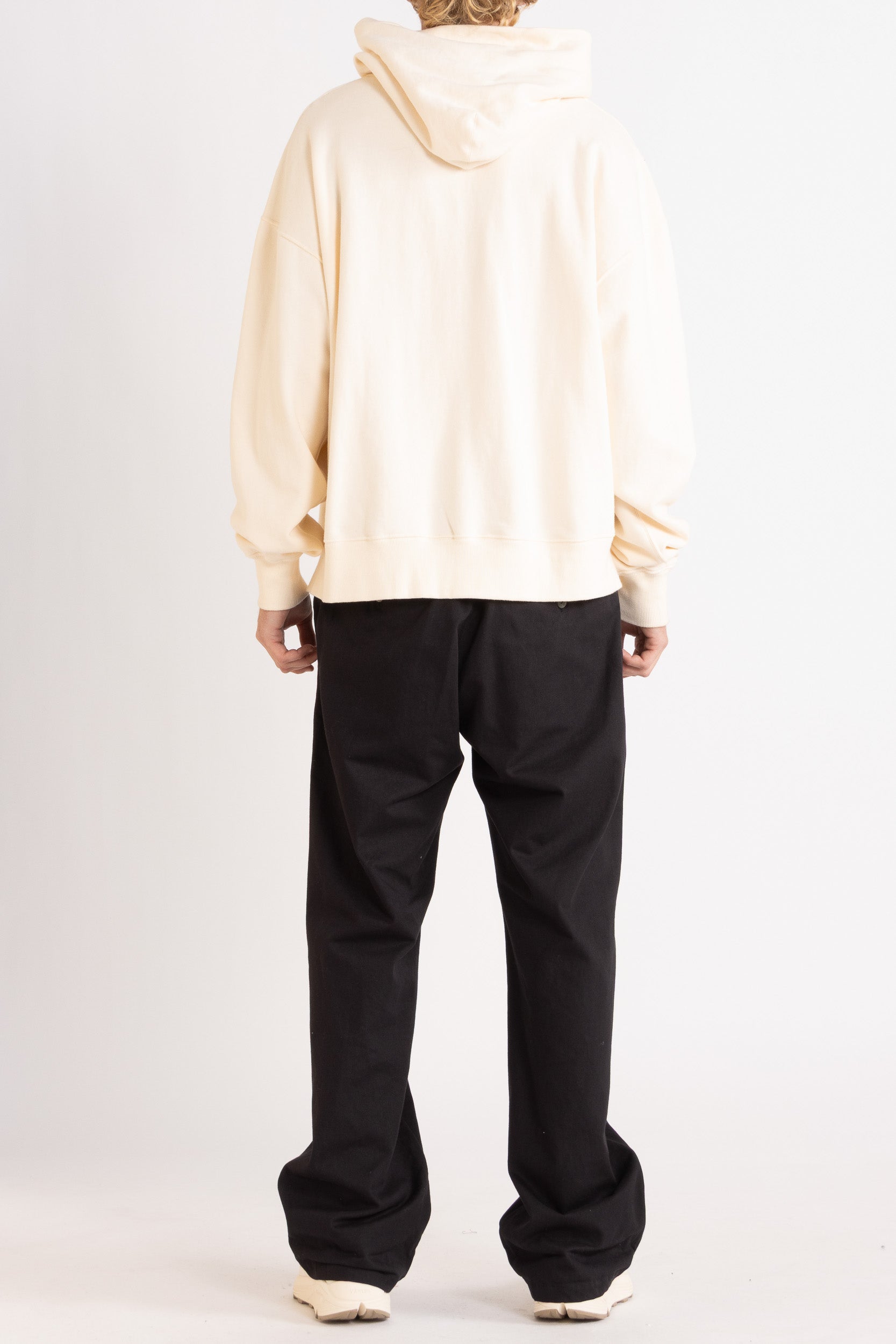 Anders Cotton Logo Zip Hoodie