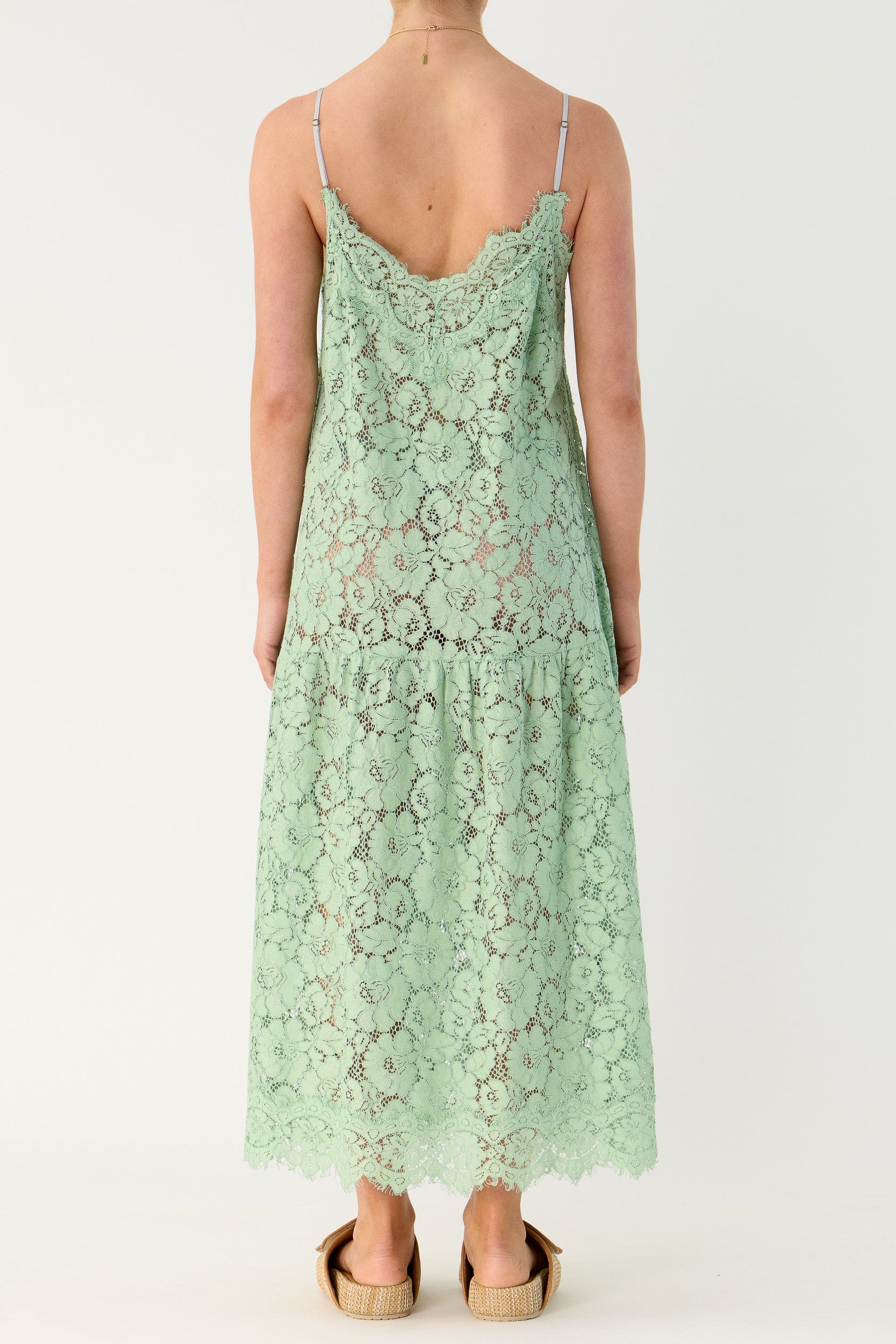 Tilly V Neck Lace Dress