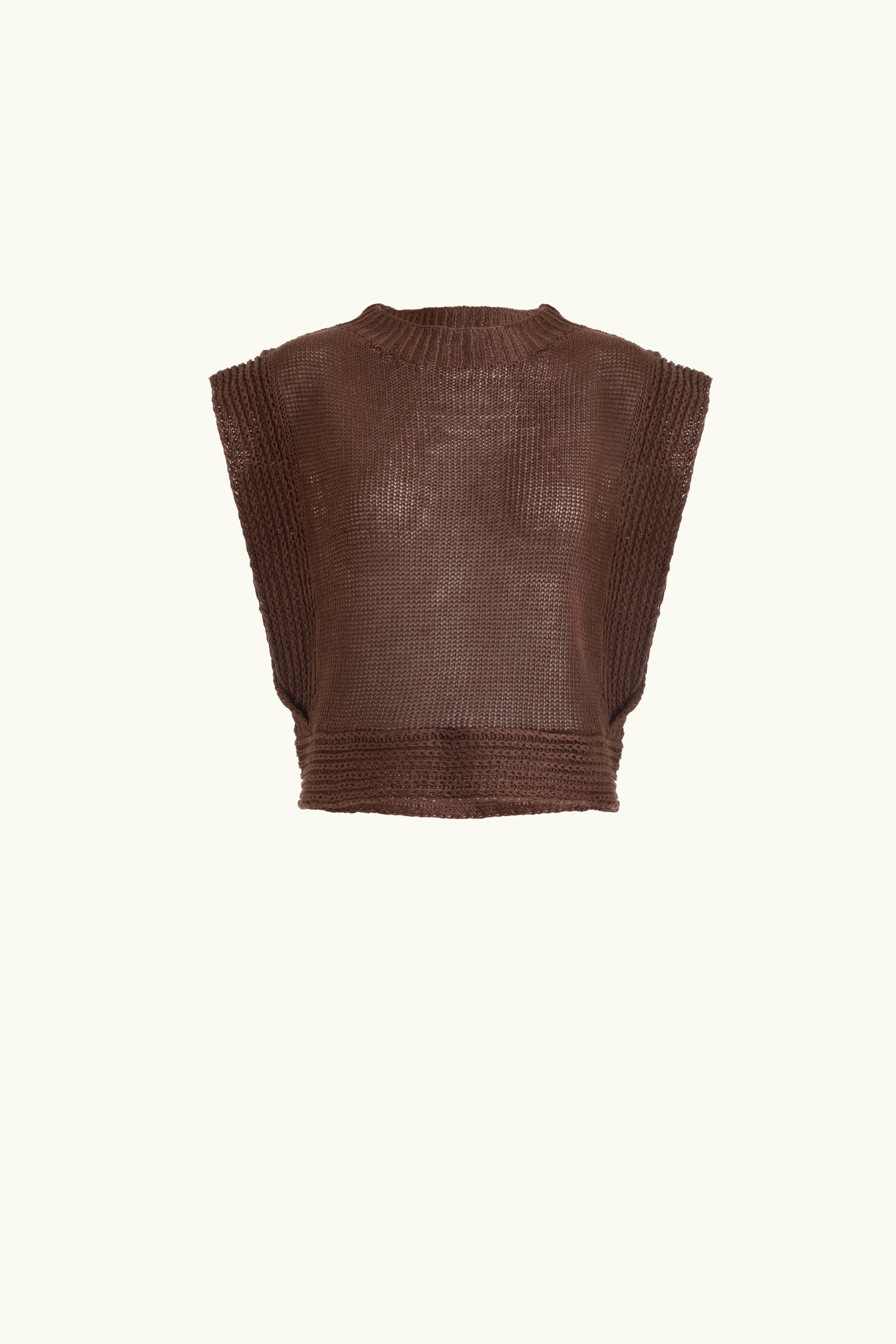 Avril Linen Knit Vest