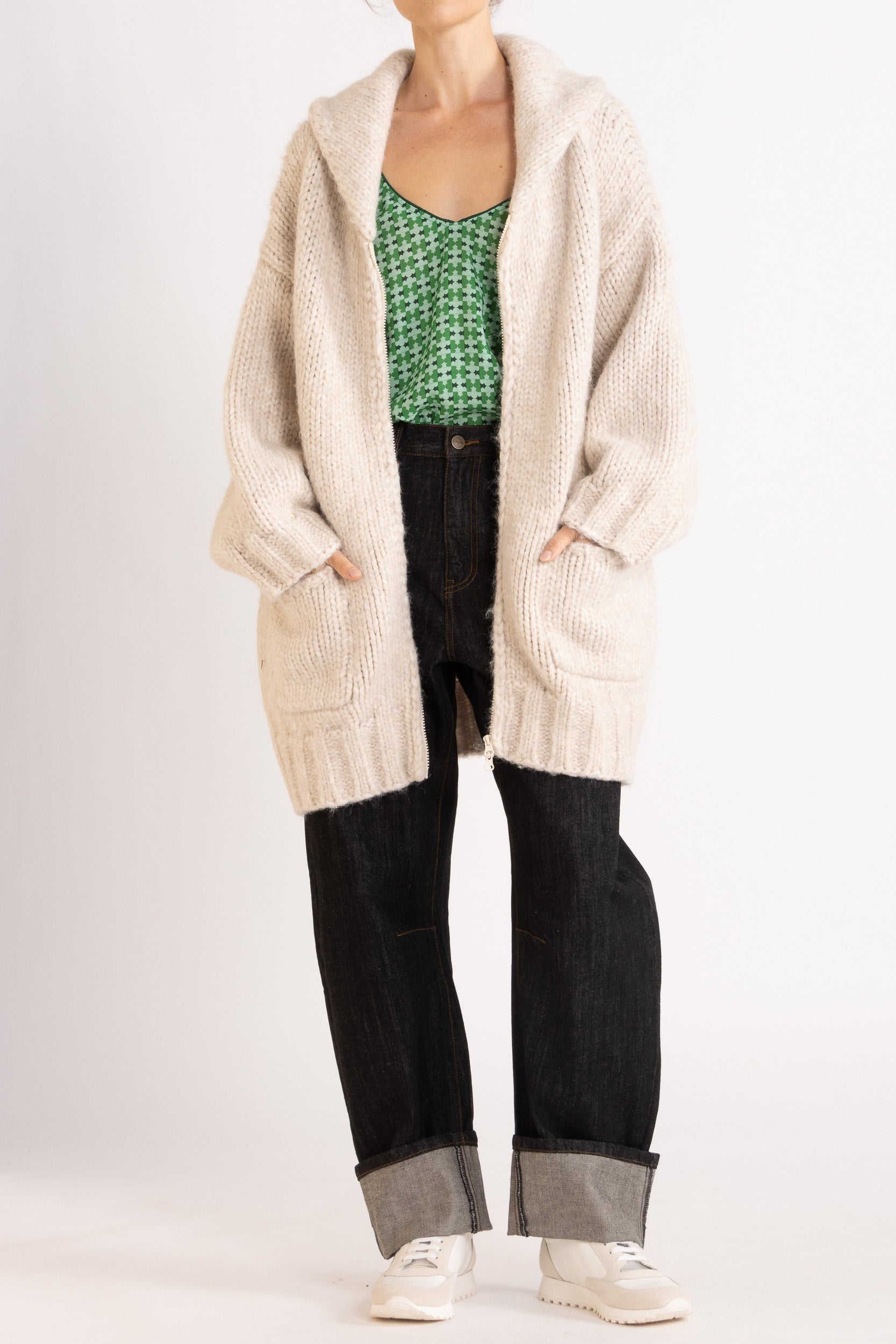 Beatrix Hand-Knit Cardigan