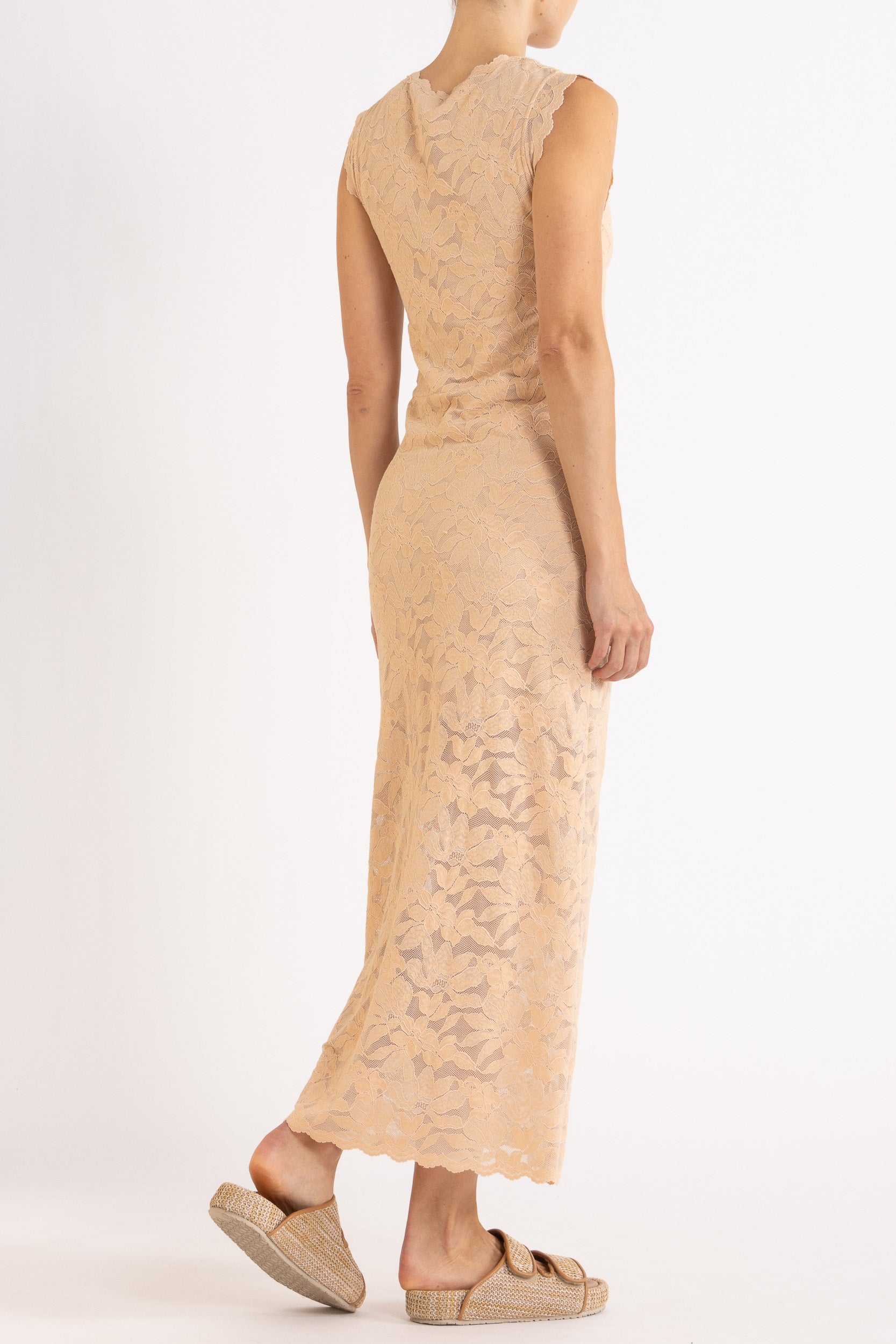 Erika Sleeveless Lace Dress