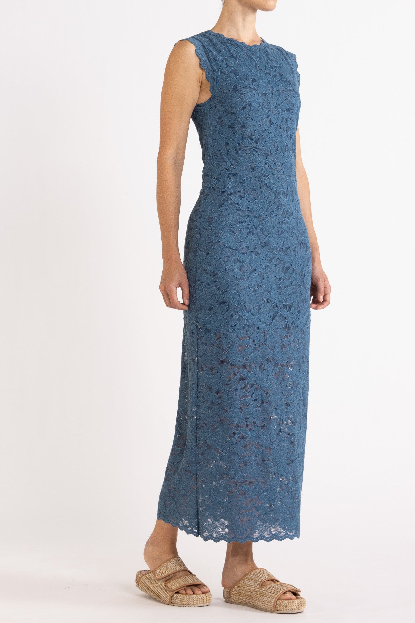 Erika Sleeveless Lace Dress