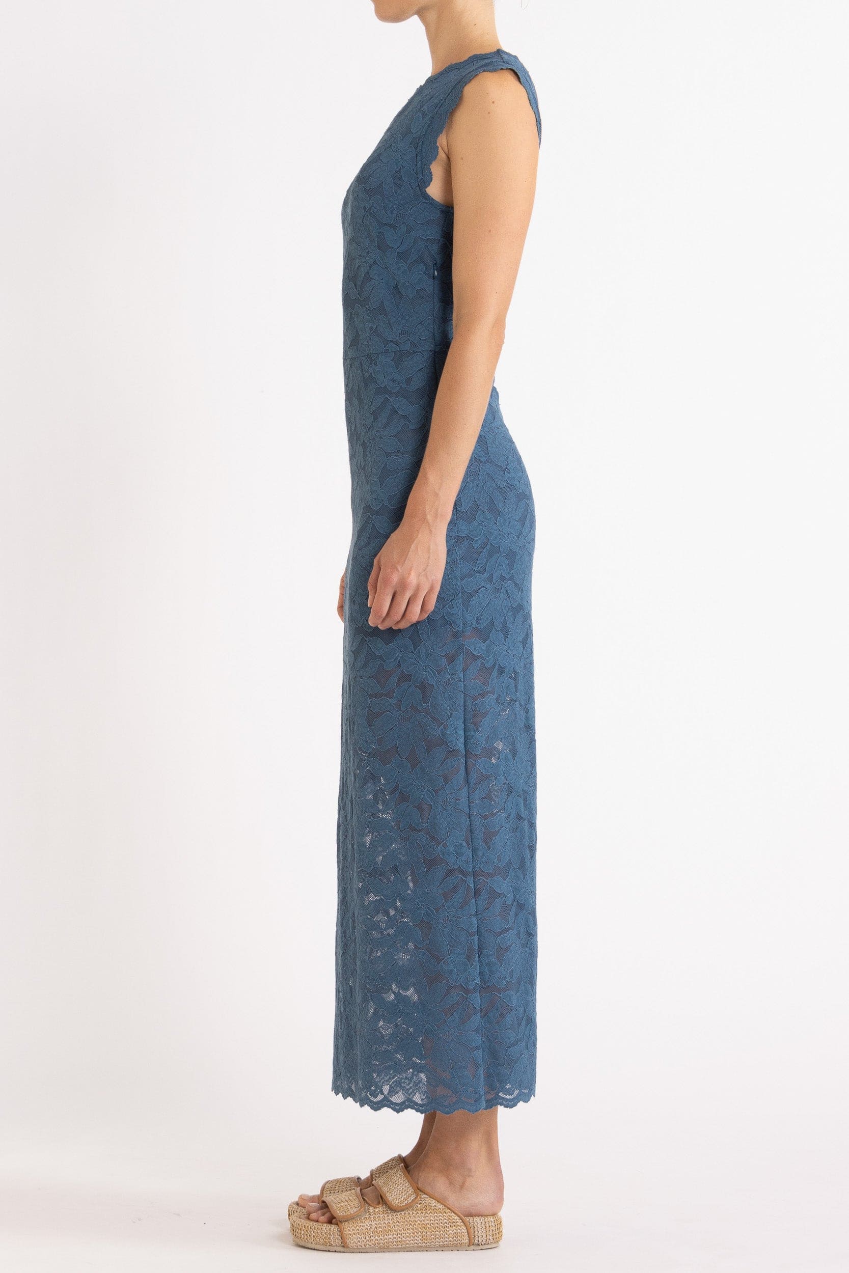 Erika Sleeveless Lace Dress