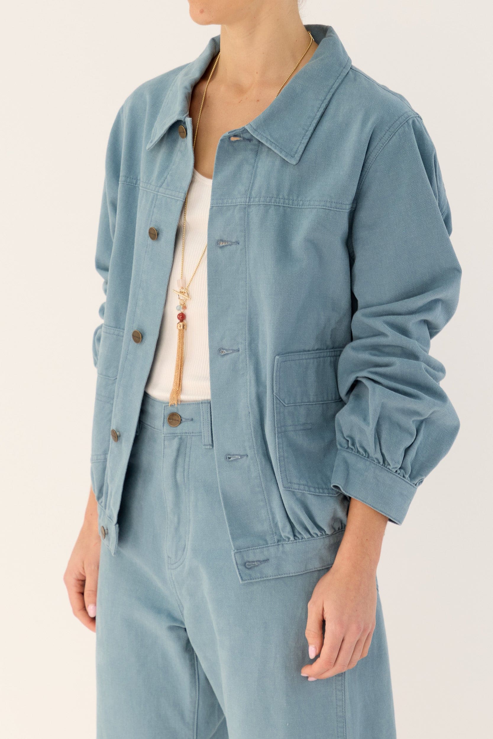 Andie Cotton Twill Jacket