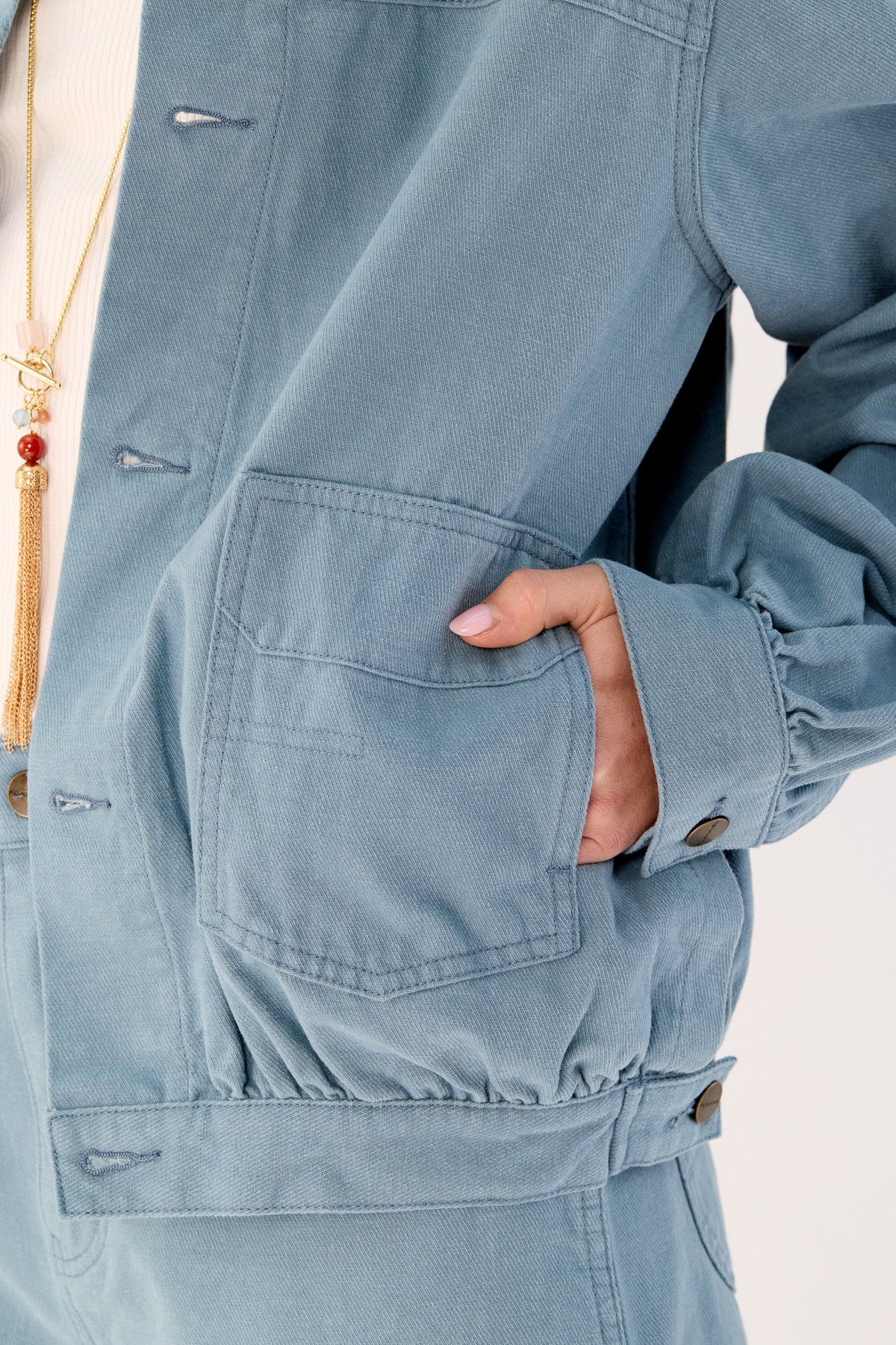 Andie Cotton Twill Jacket