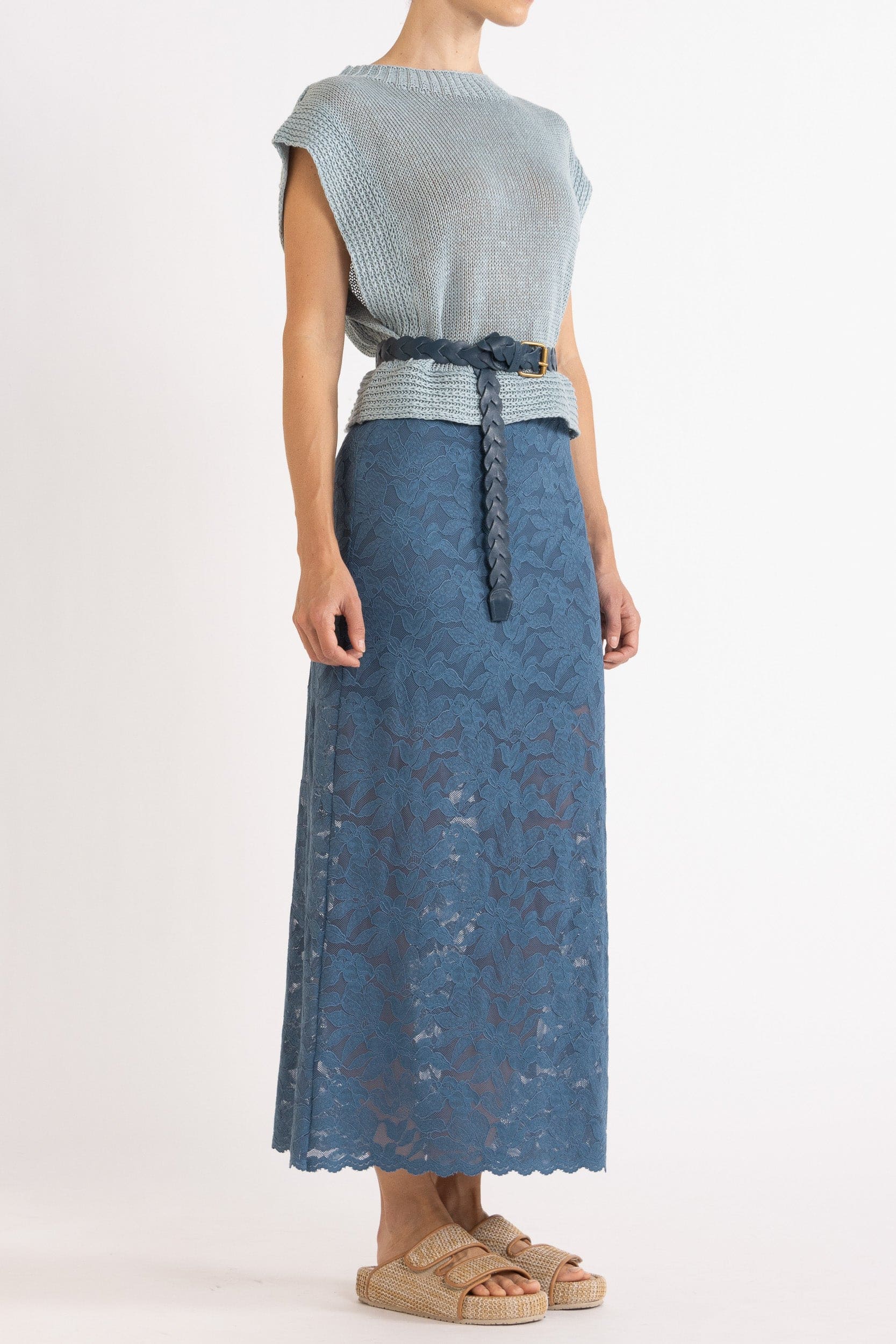 Avril Linen Knit Vest