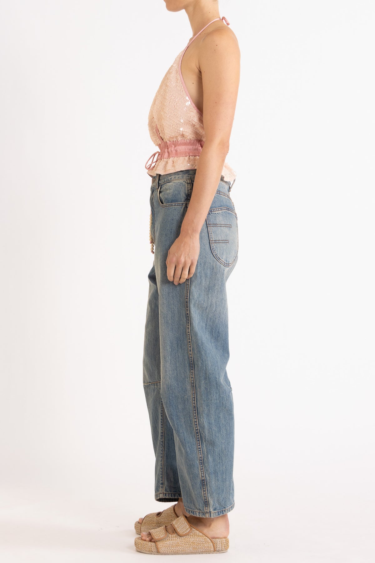 Marella Halter Neck Sequin Top