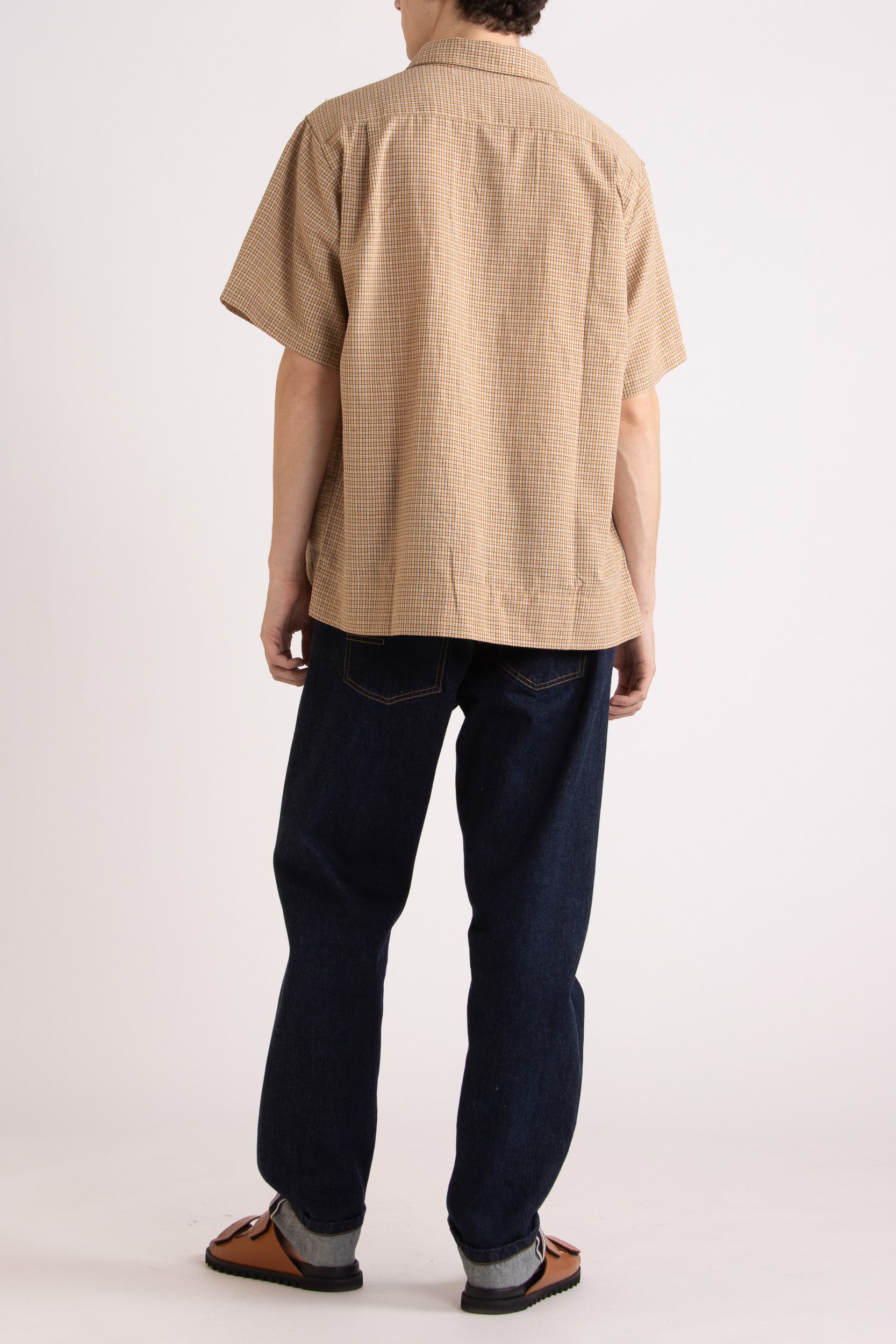 Travis Check Cotton Short Sleeve Shirt