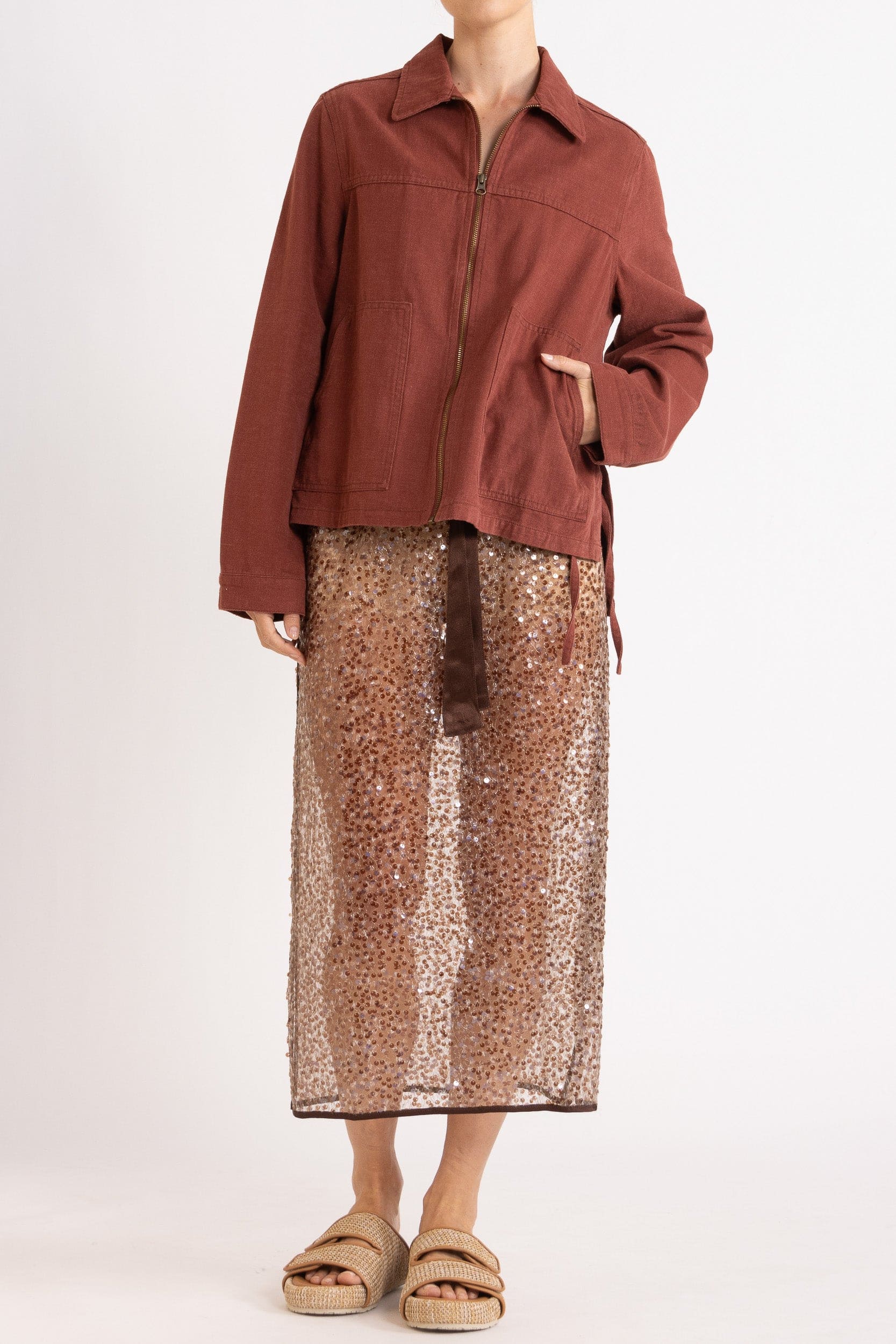 Skyler Sequin Skirt