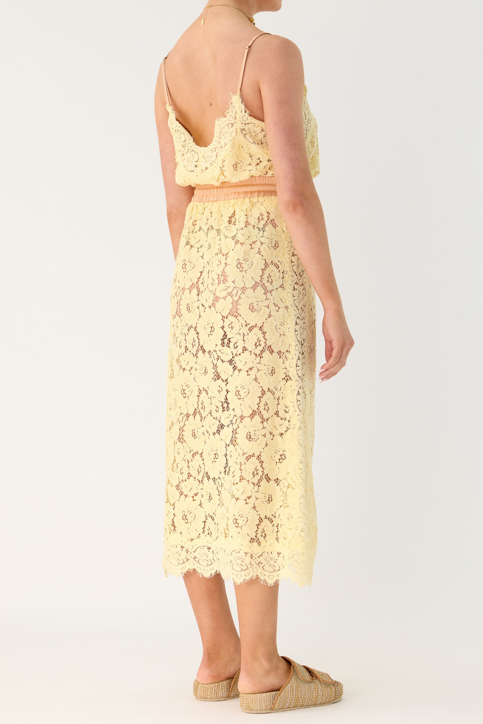 Tilly Drawstring Lace Skirt