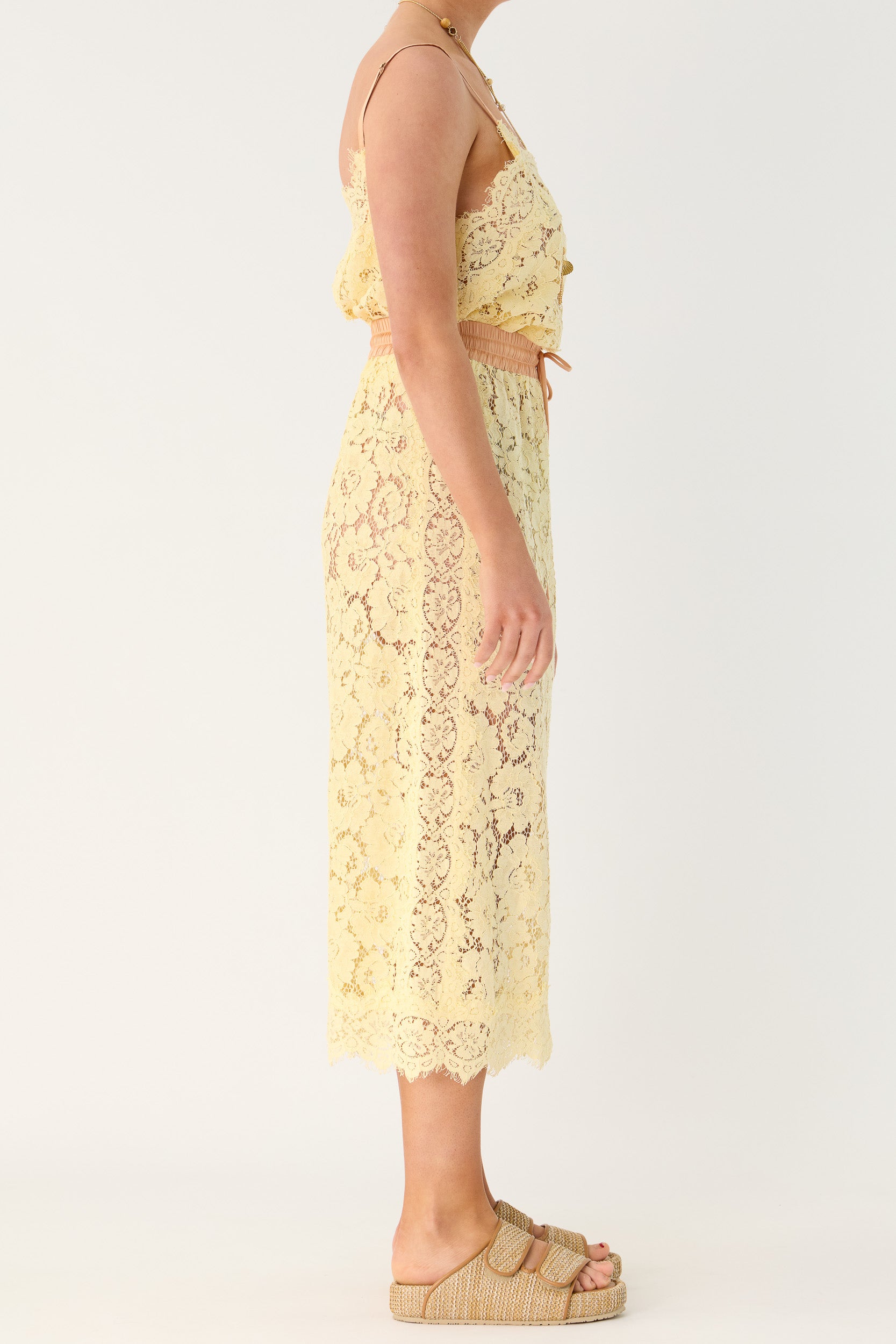 Tilly Drawstring Lace Skirt