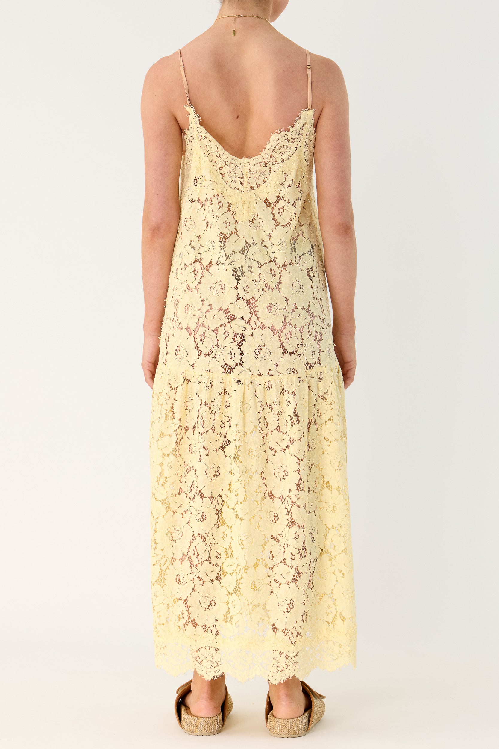 Tilly V Neck Lace Dress