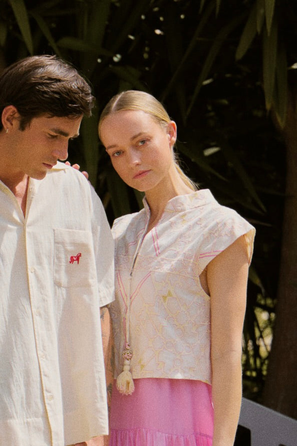 Caballo Embroidered Short Sleeve Shirt