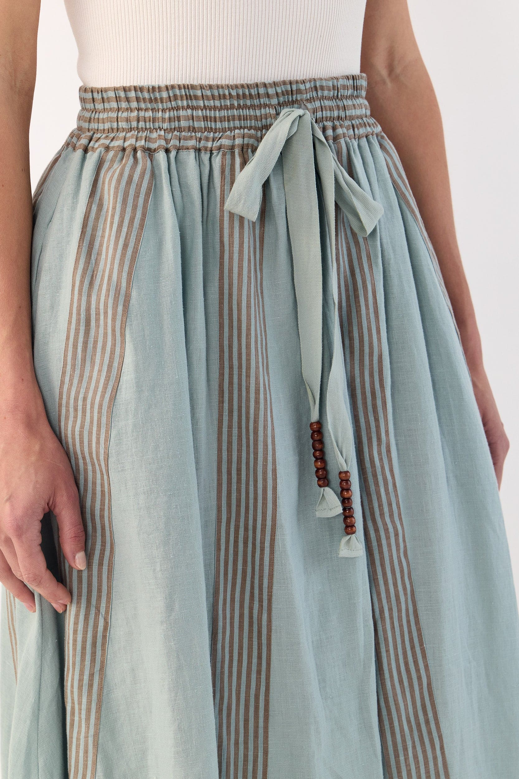 Seven Linen Maxi Skirt