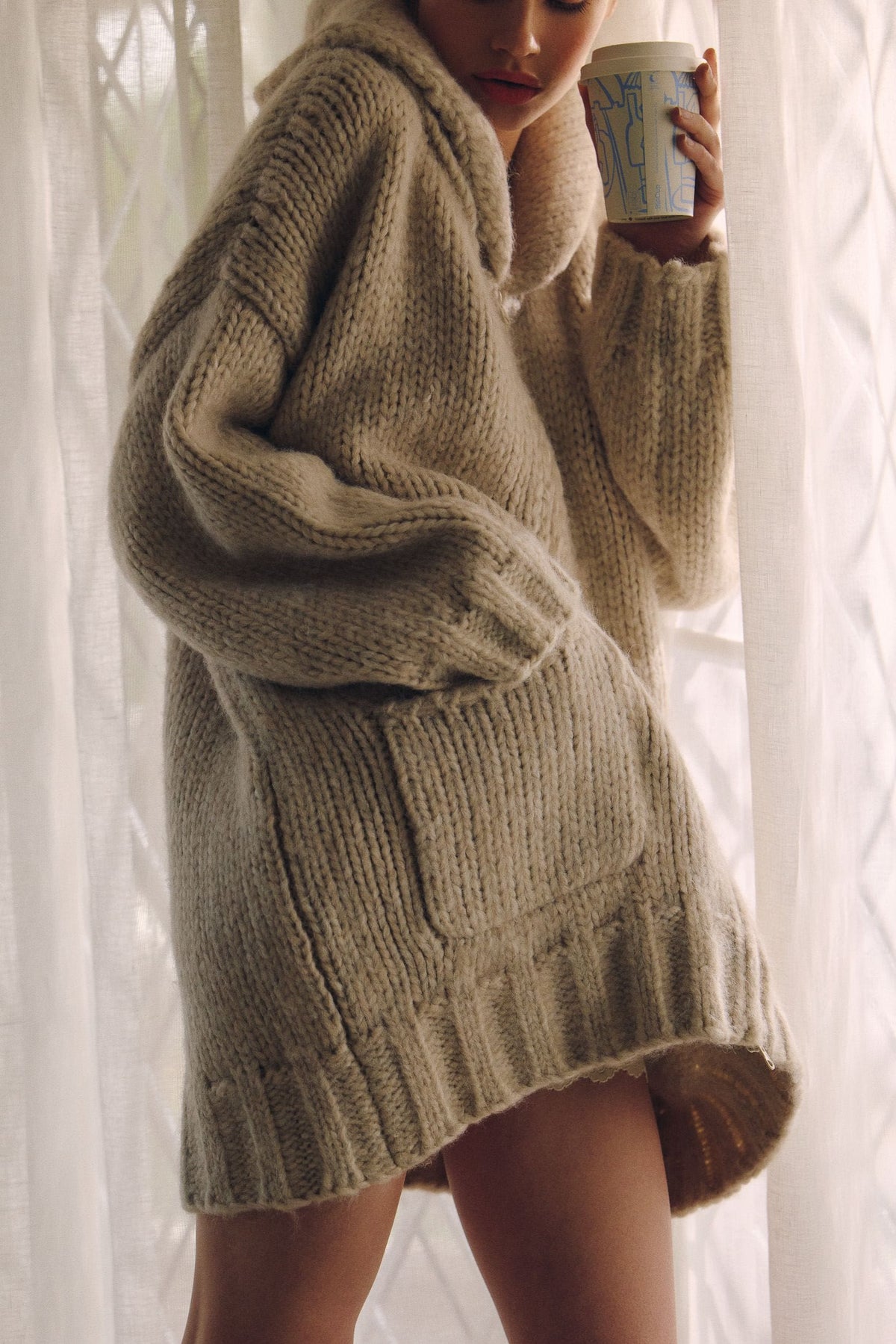 Beatrix Hand-Knit Cardigan