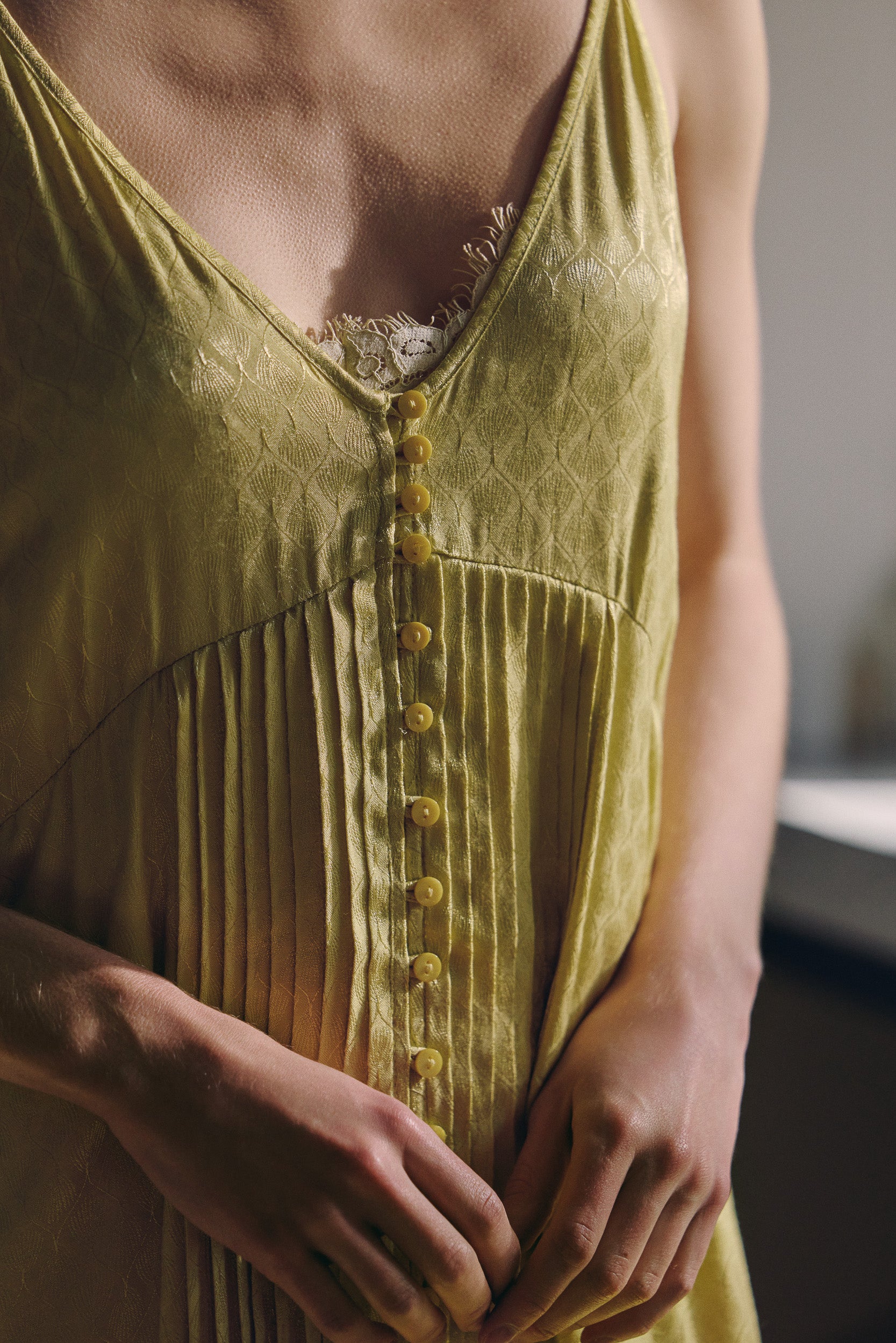 Sierra Jacquard Cami Dress