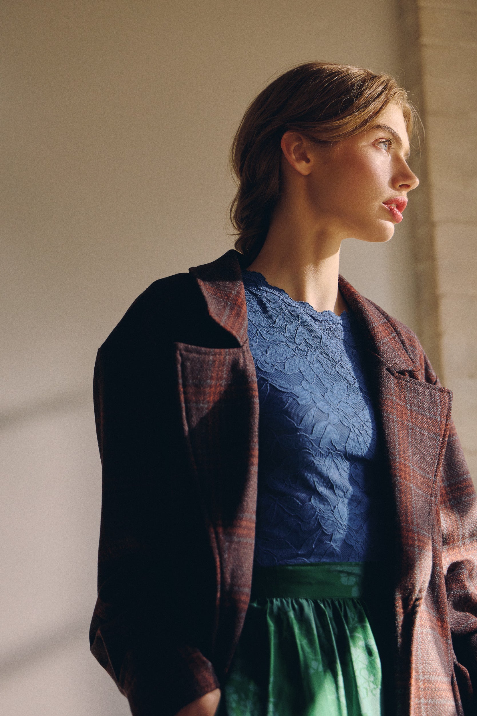 Orla Check Coat