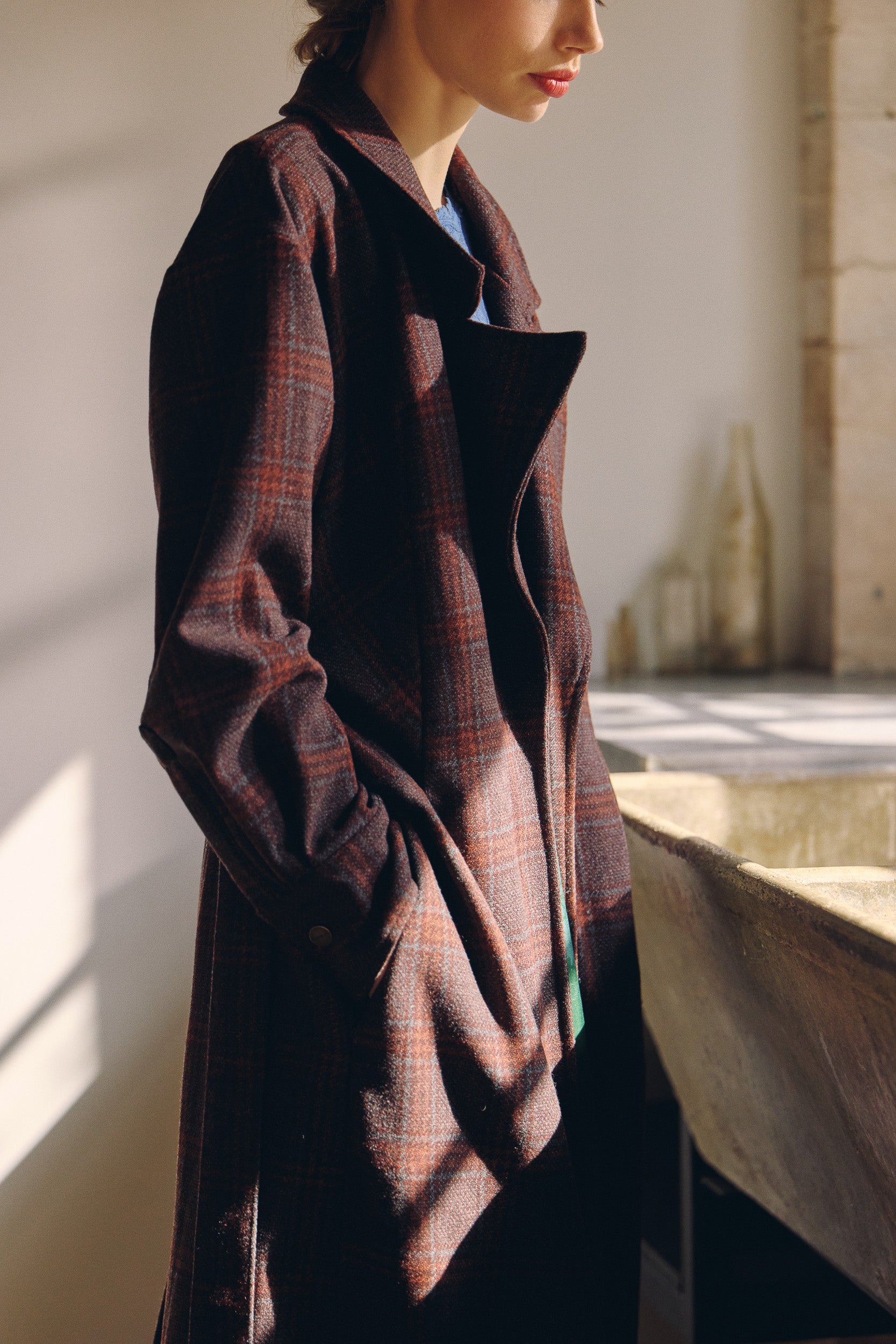 Orla Check Coat