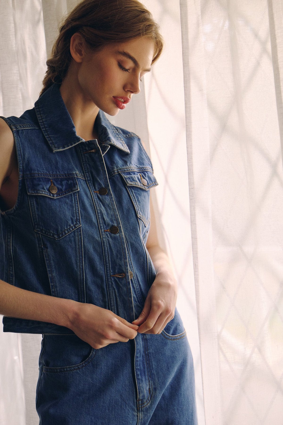 Clay Denim Vest