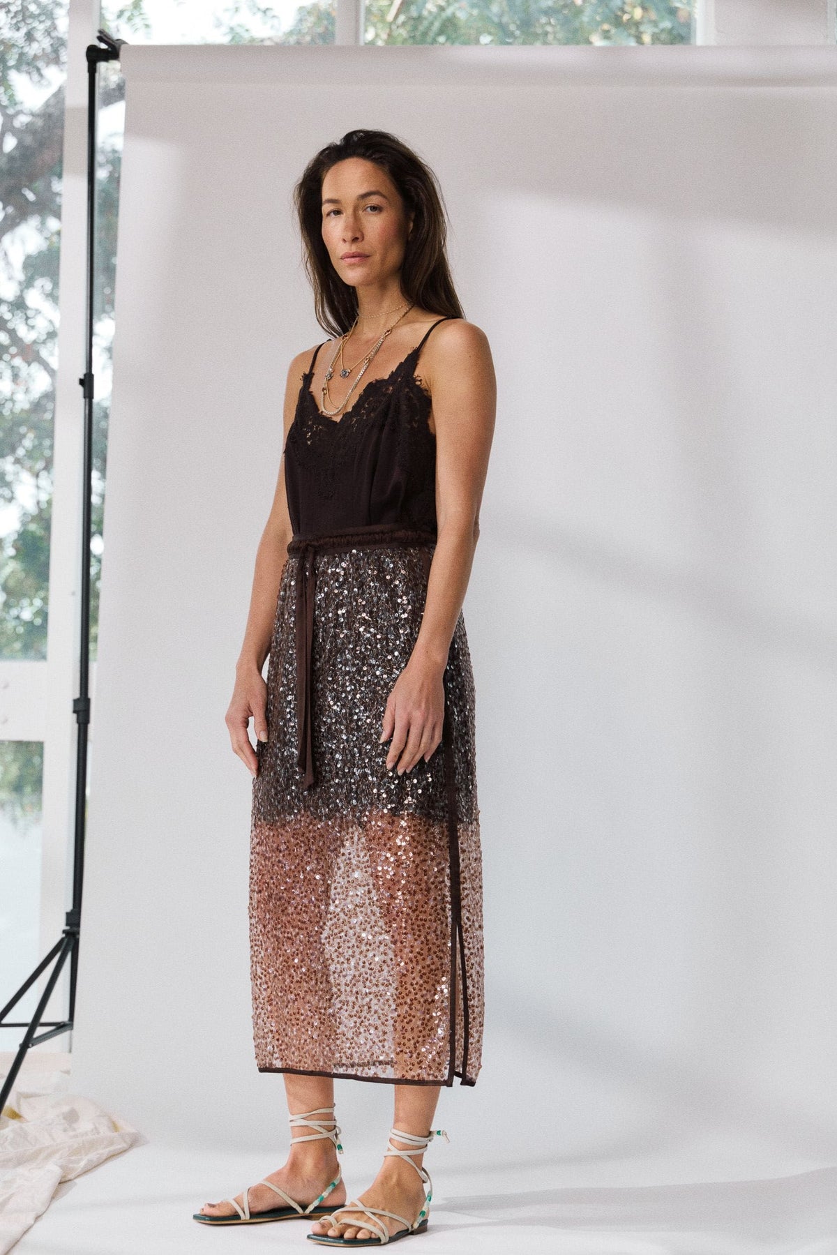 Skyler Sequin Skirt