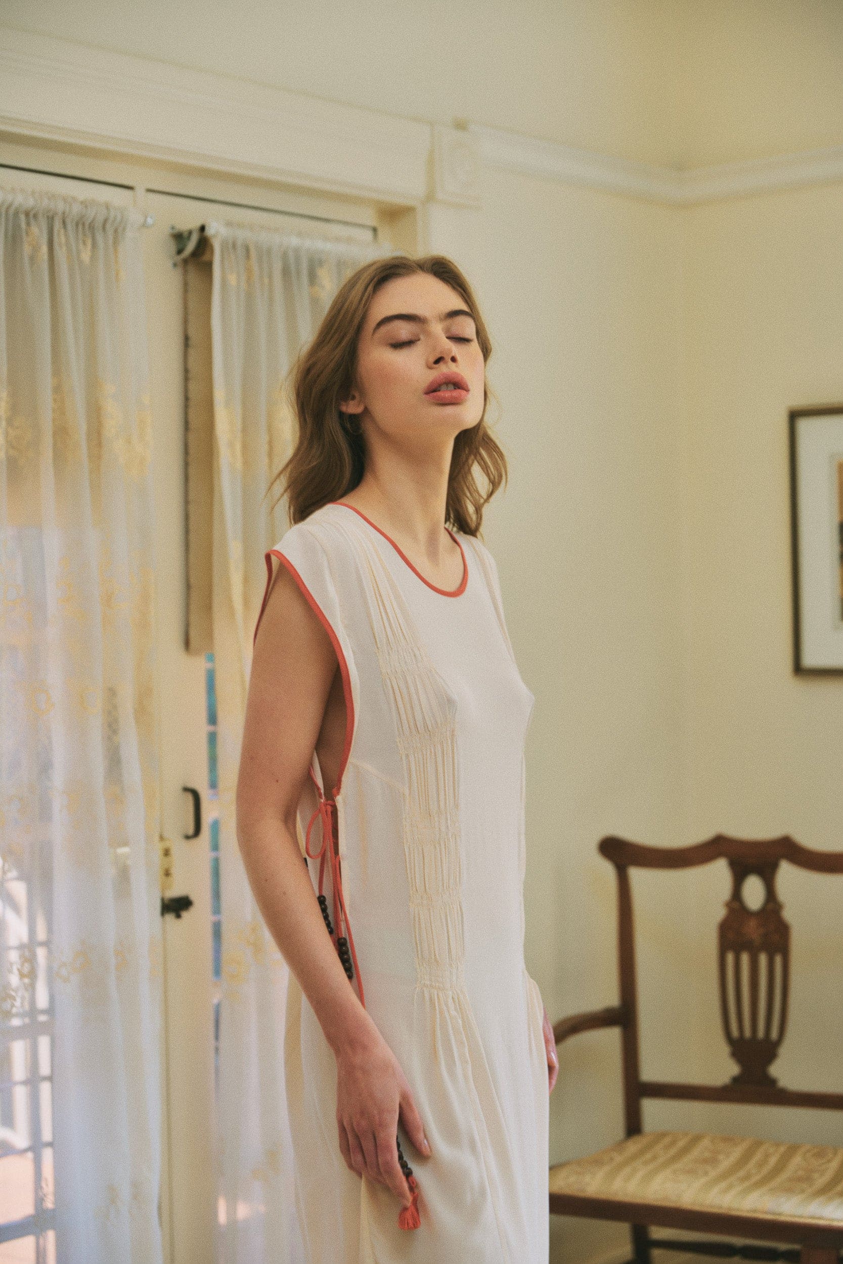 Marigold Gathered Long Tunic