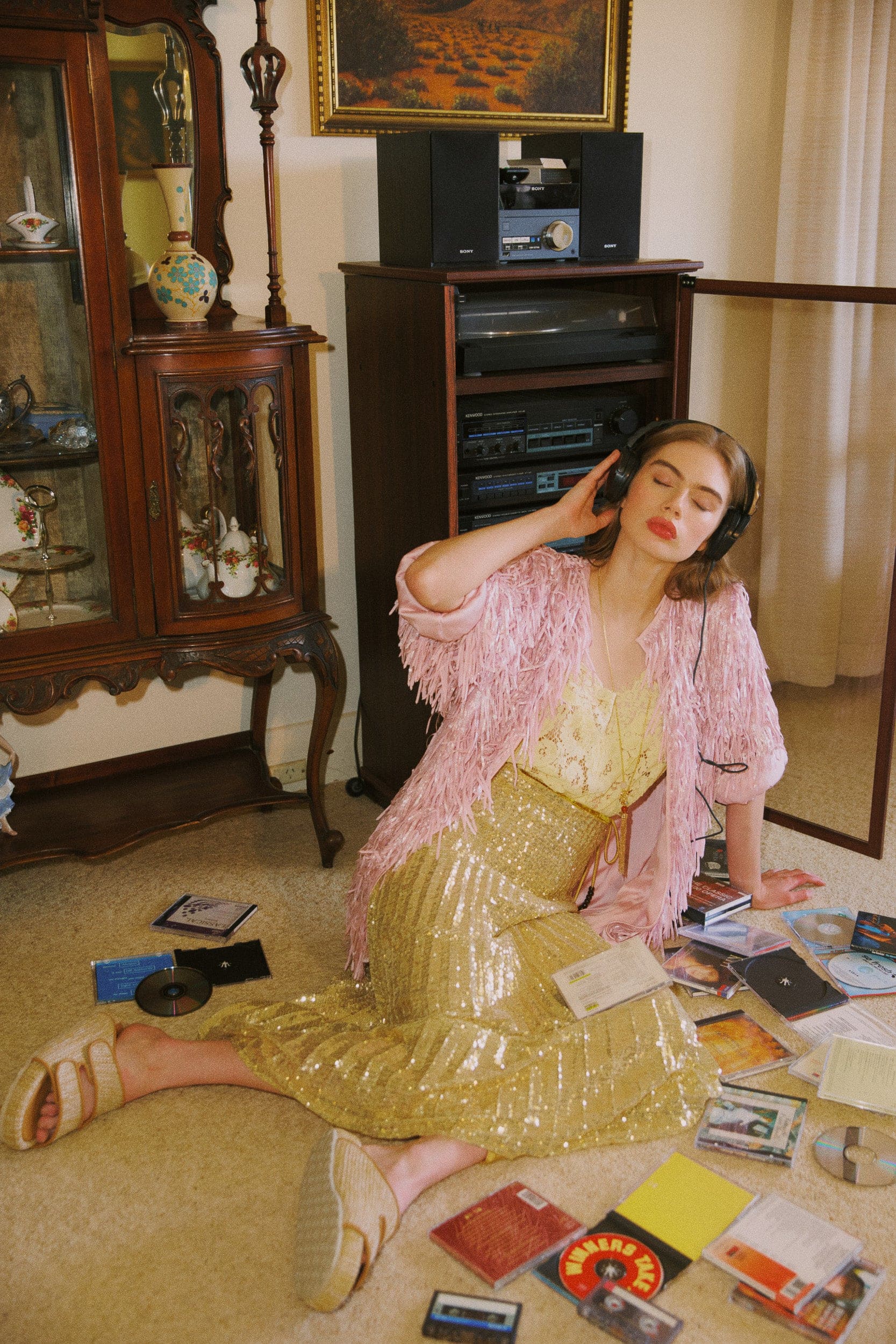 Anna Mae Metallic Tassel Jacket