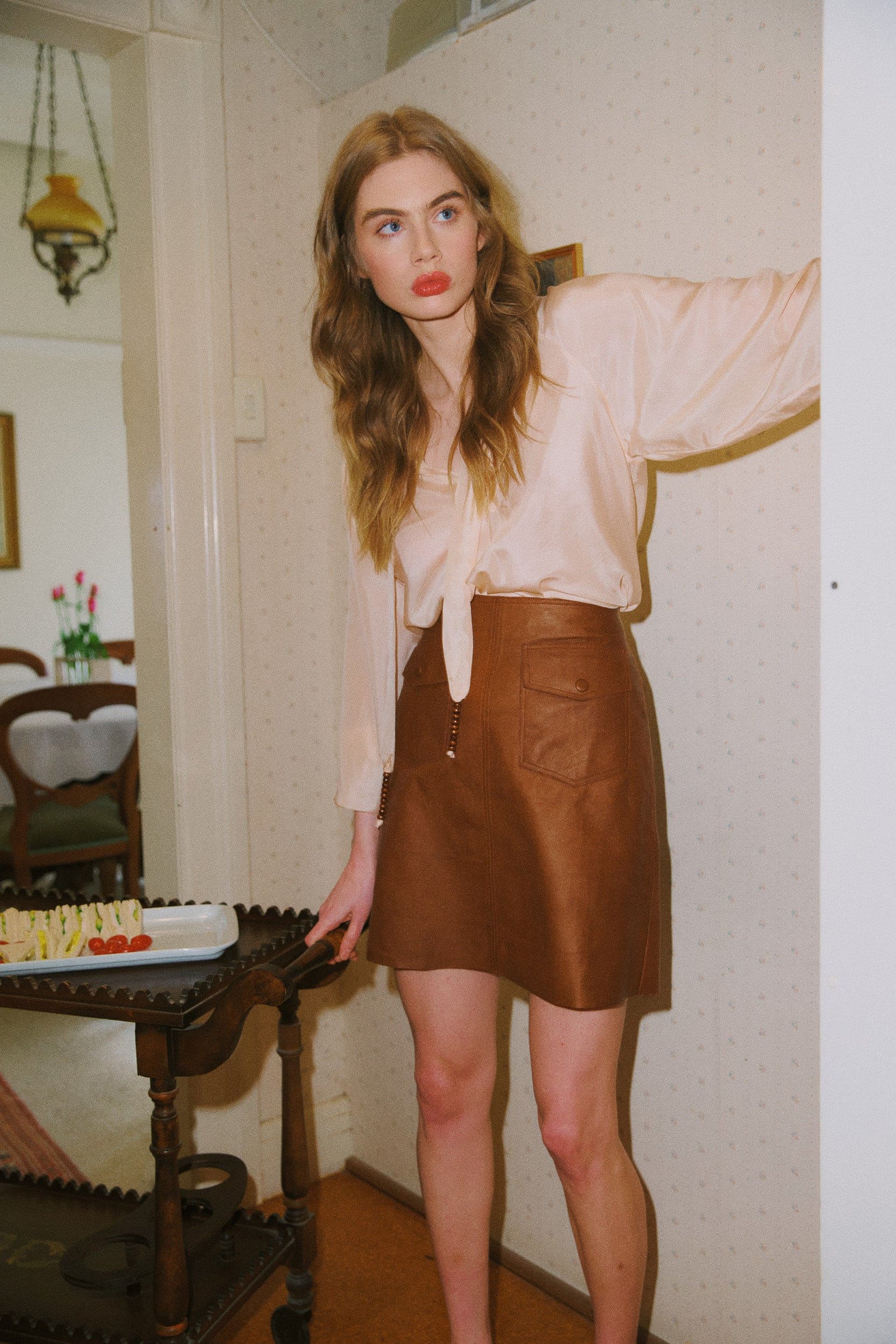 Frankie Leather Skirt