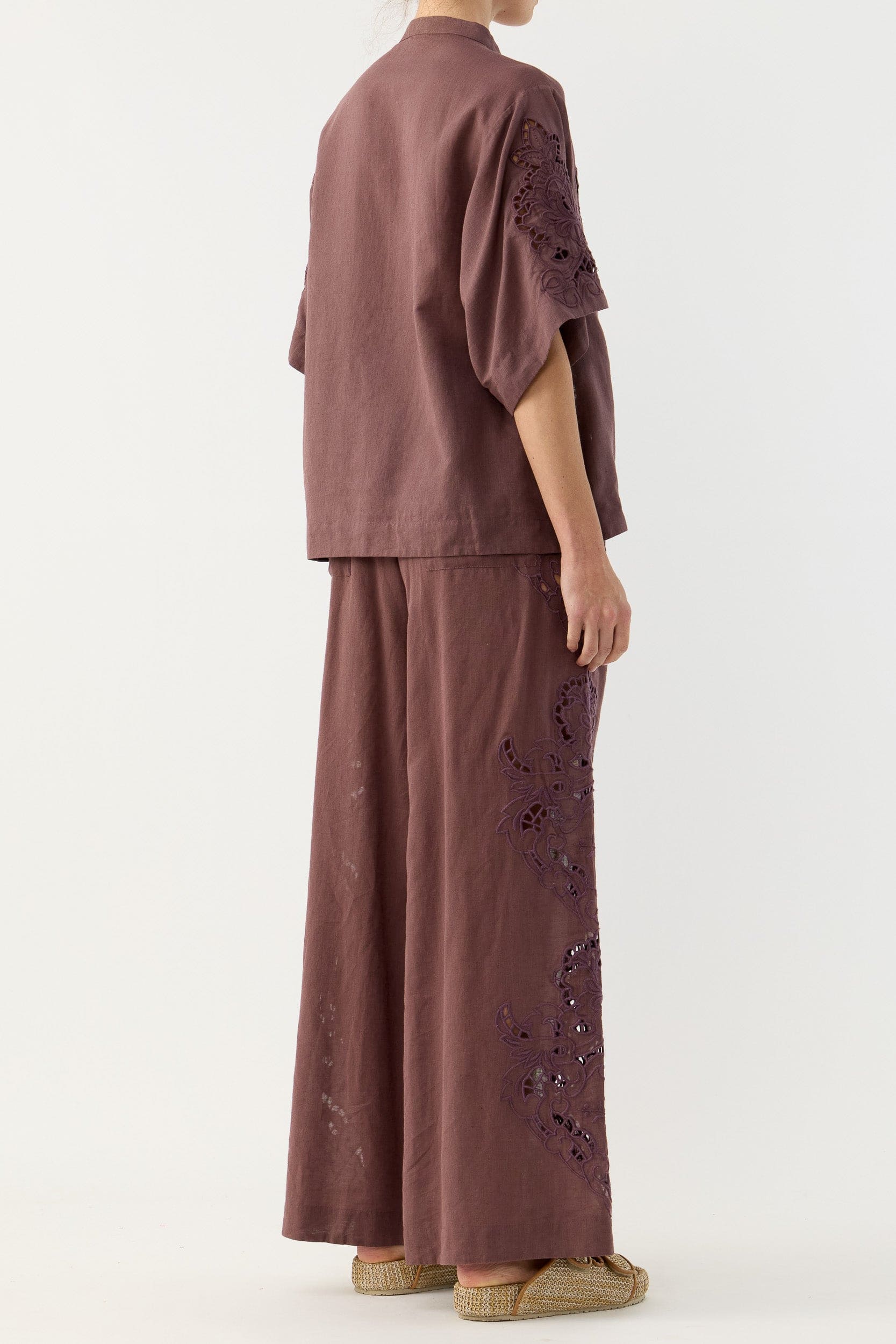 Pascal Embroidered Cutout Shirt