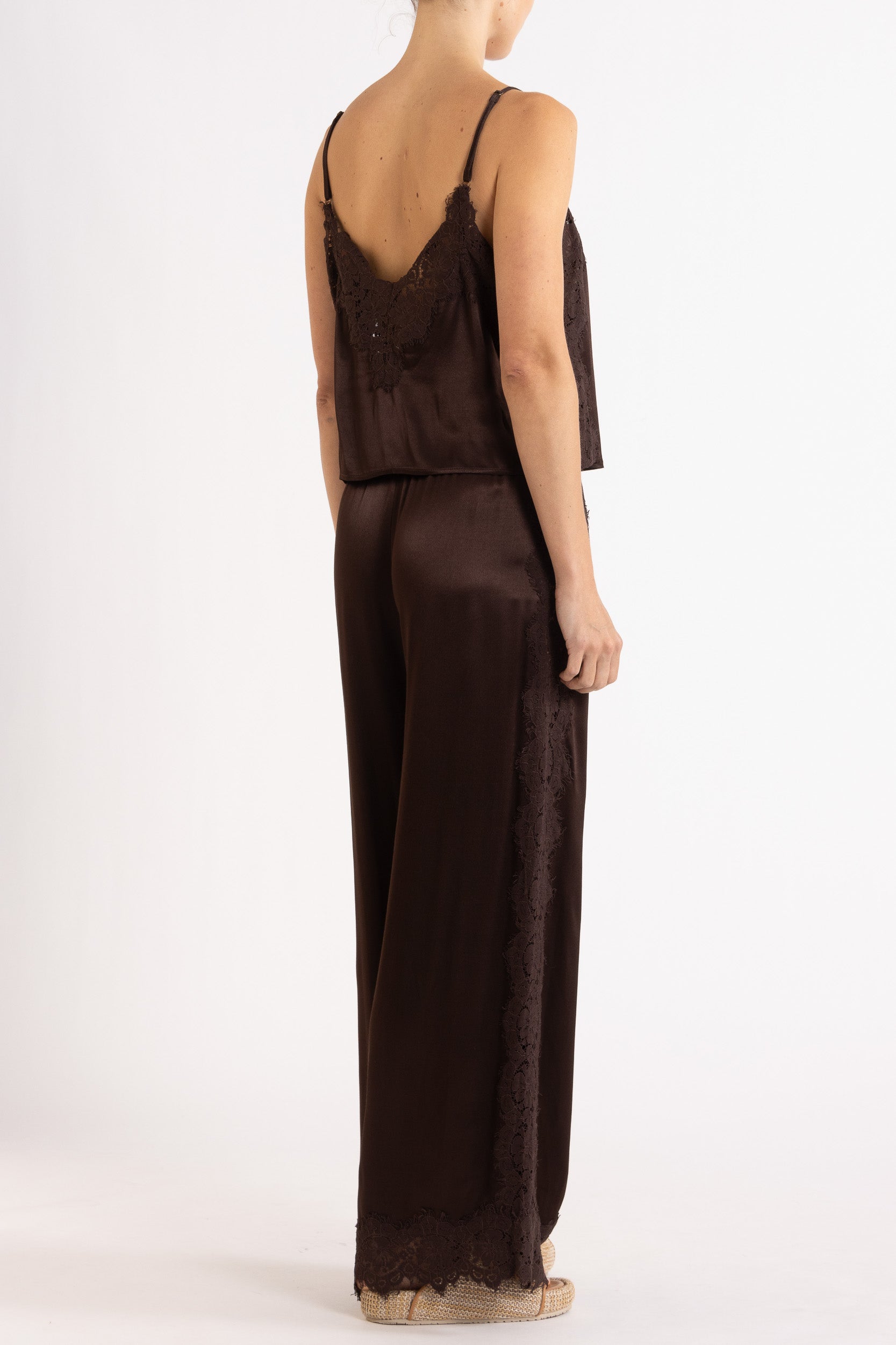 Lenny Satin Lace Cami