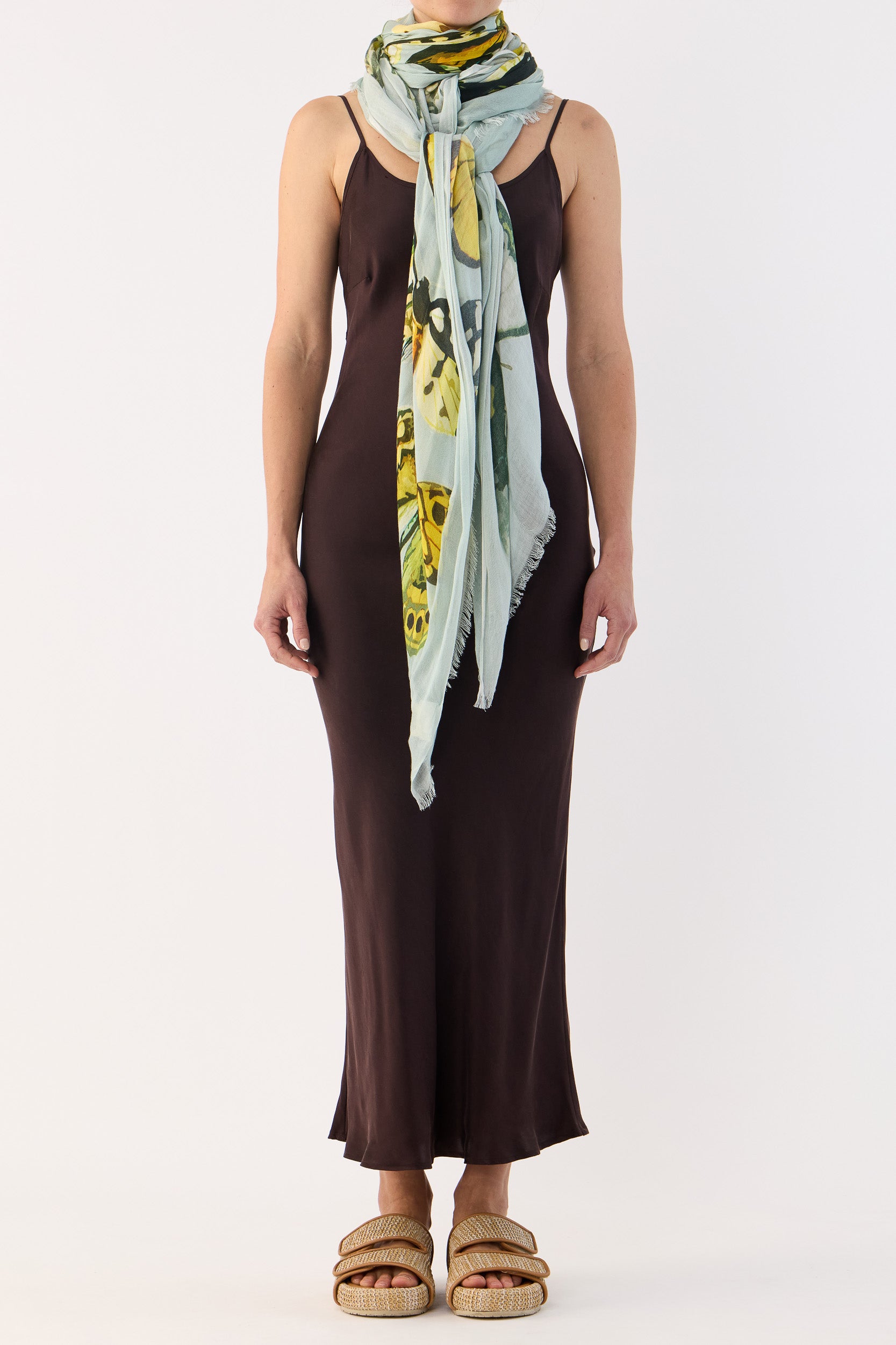 Apothecary Micromodal Butterfly Print Scarf