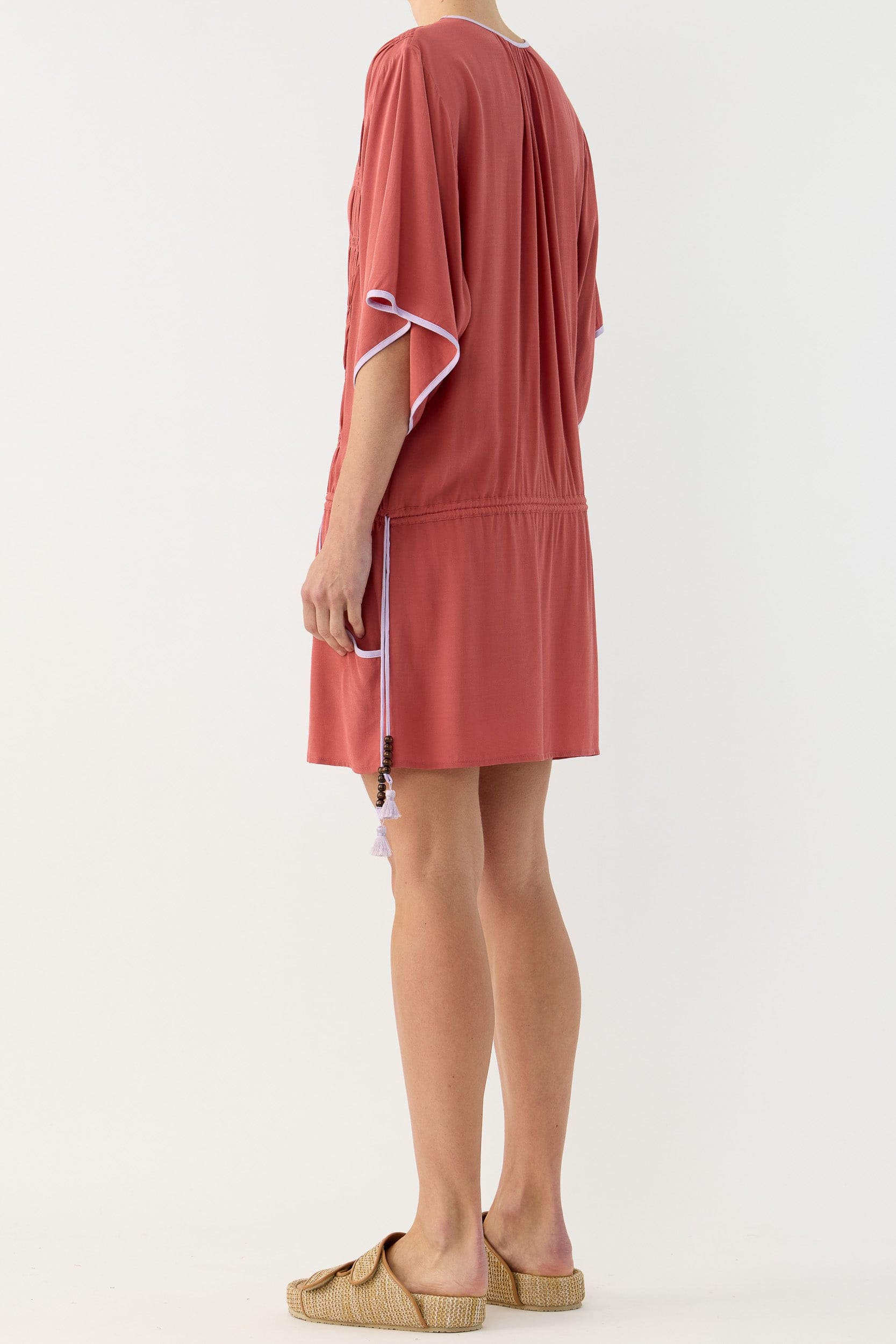 Marigold Gathered Short Tunic